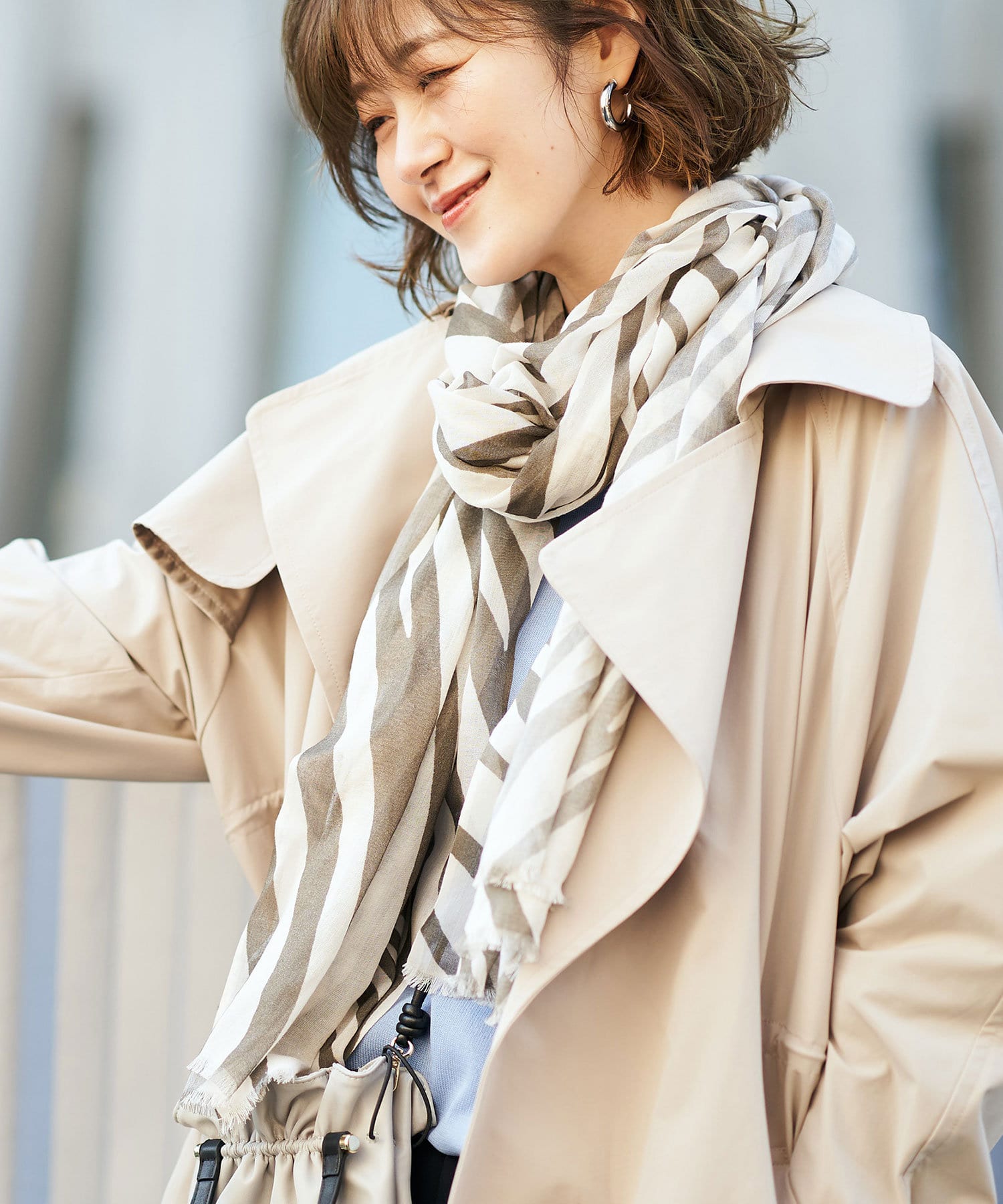 un dix cors(アンディコール) 【MARFA(マーファ)】ゼブラ柄ストール