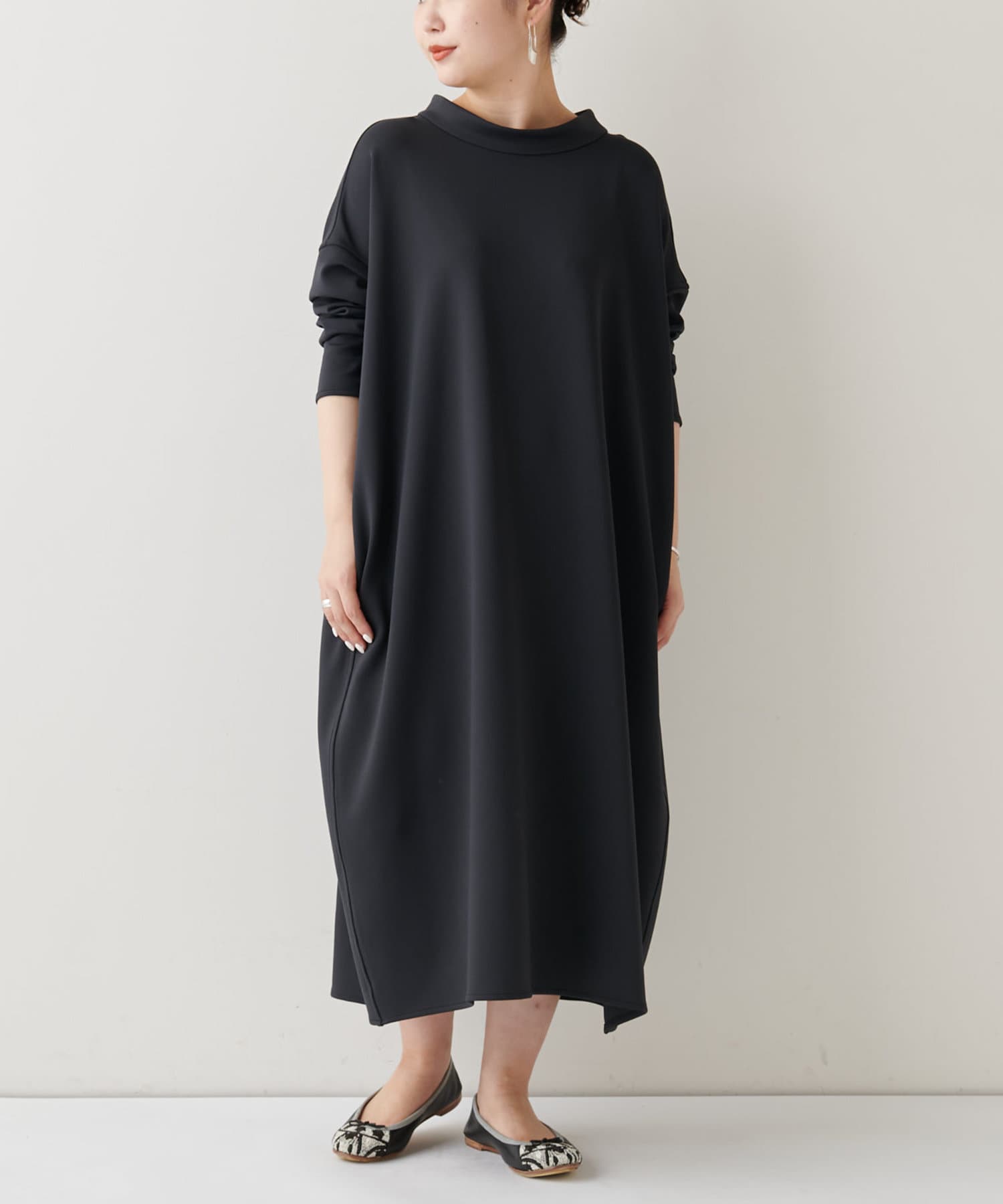 モックネックダンボールワンピース Beardsley ビアズリー レディース Pal Closet パルクローゼット パルグループ公式ファッション通販サイト