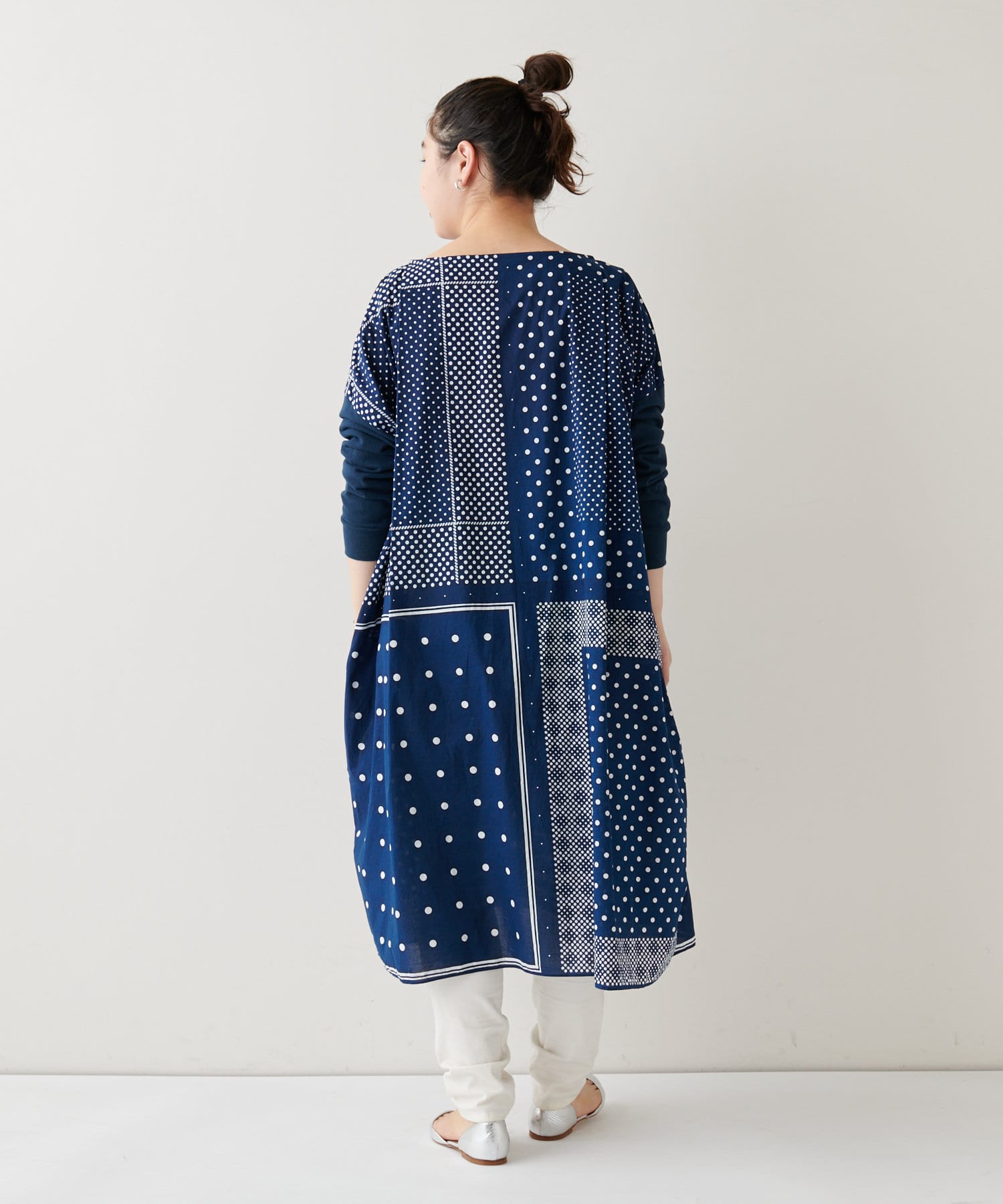 インディゴドットバンダナワンピース Beardsley ビアズリー レディース Pal Closet パルクローゼット パルグループ公式ファッション通販サイト