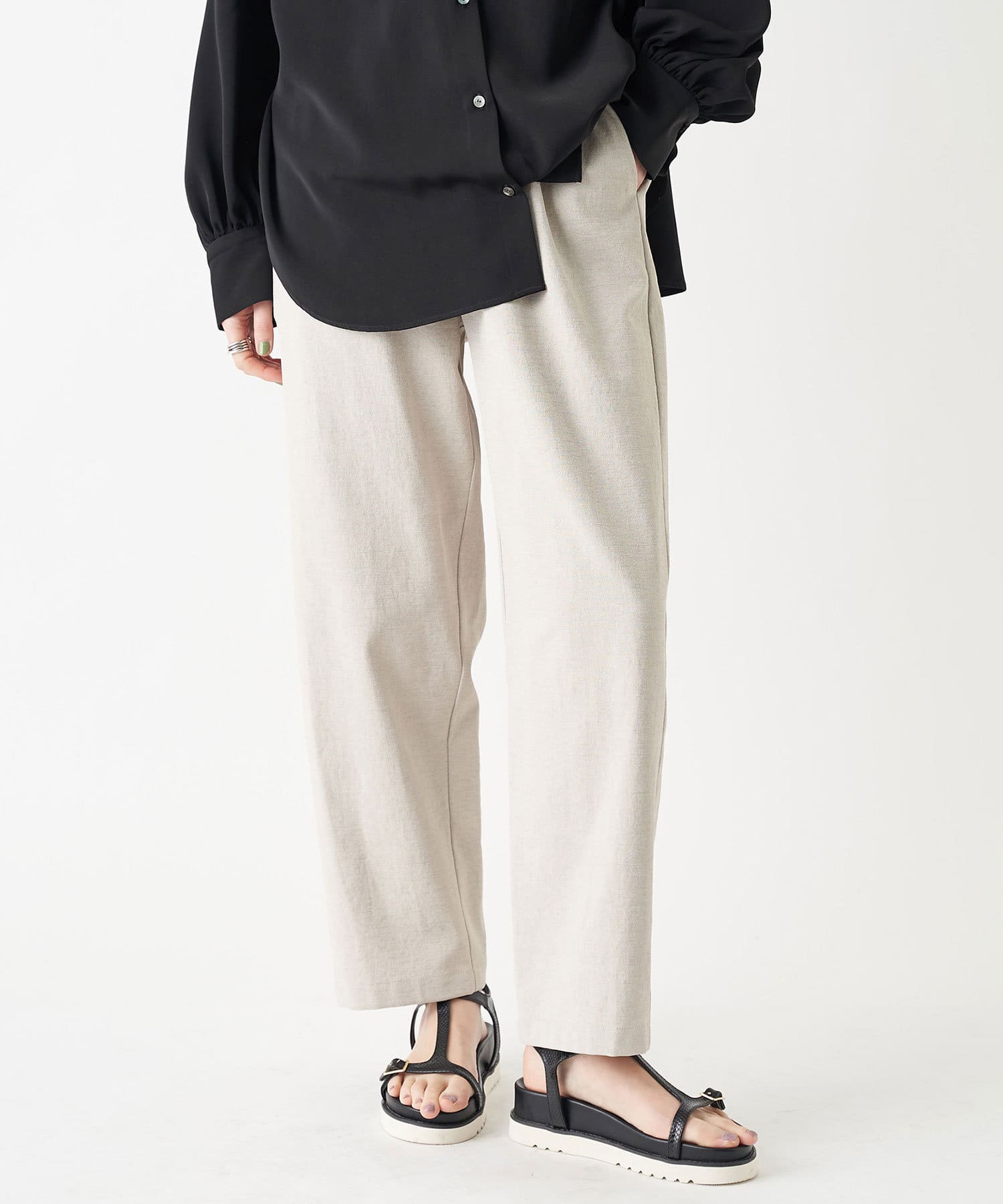 un dix cors(アンディコール) 【日本製のこだわり素材】ドライオックスイージーパンツ