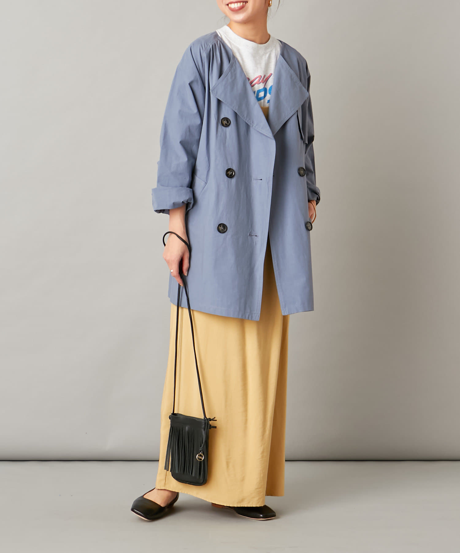 ショートトレンチコート Omekashi オメカシ レディース Pal Closet パルクローゼット パルグループ公式ファッション通販サイト