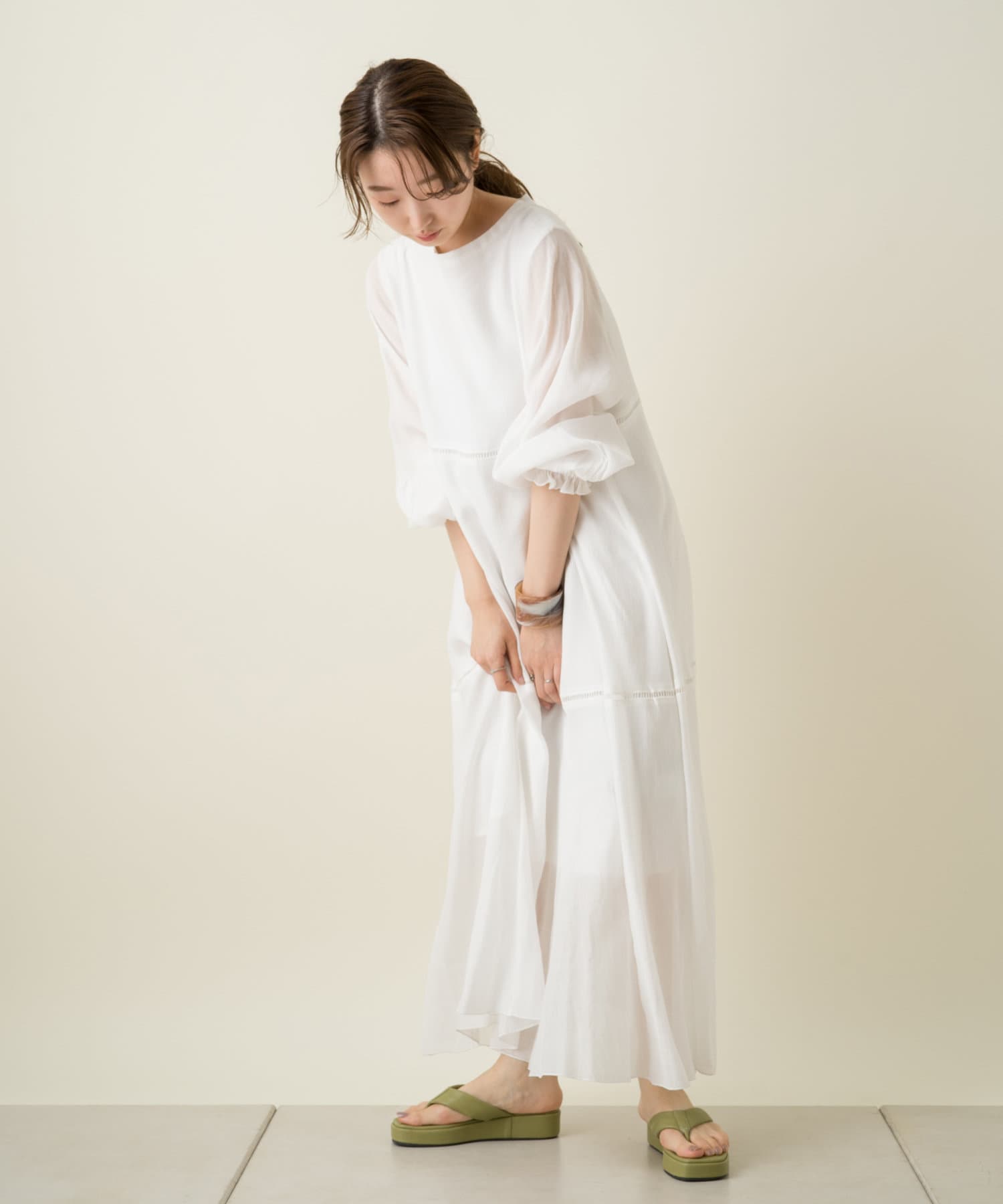 楊柳ティアードハシゴレースワンピース Kastane カスタネ レディース Pal Closet パルクローゼット パルグループ公式ファッション通販サイト