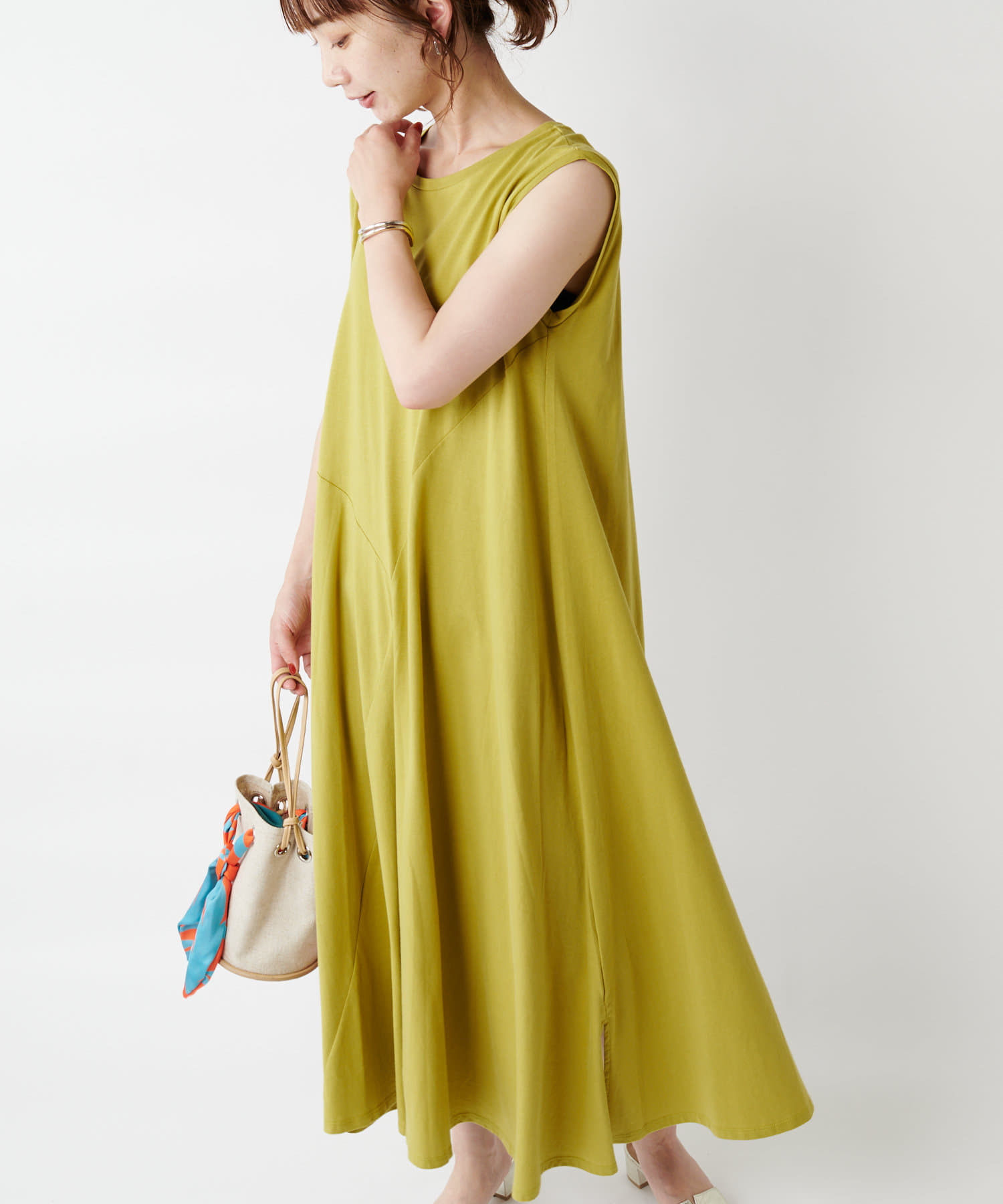 夏のaライン 切替フレアカットワンピース Collage Gallardagalante コラージュ ガリャルダガランテ レディース Pal Closet パルクローゼット パルグループ公式ファッション通販サイト