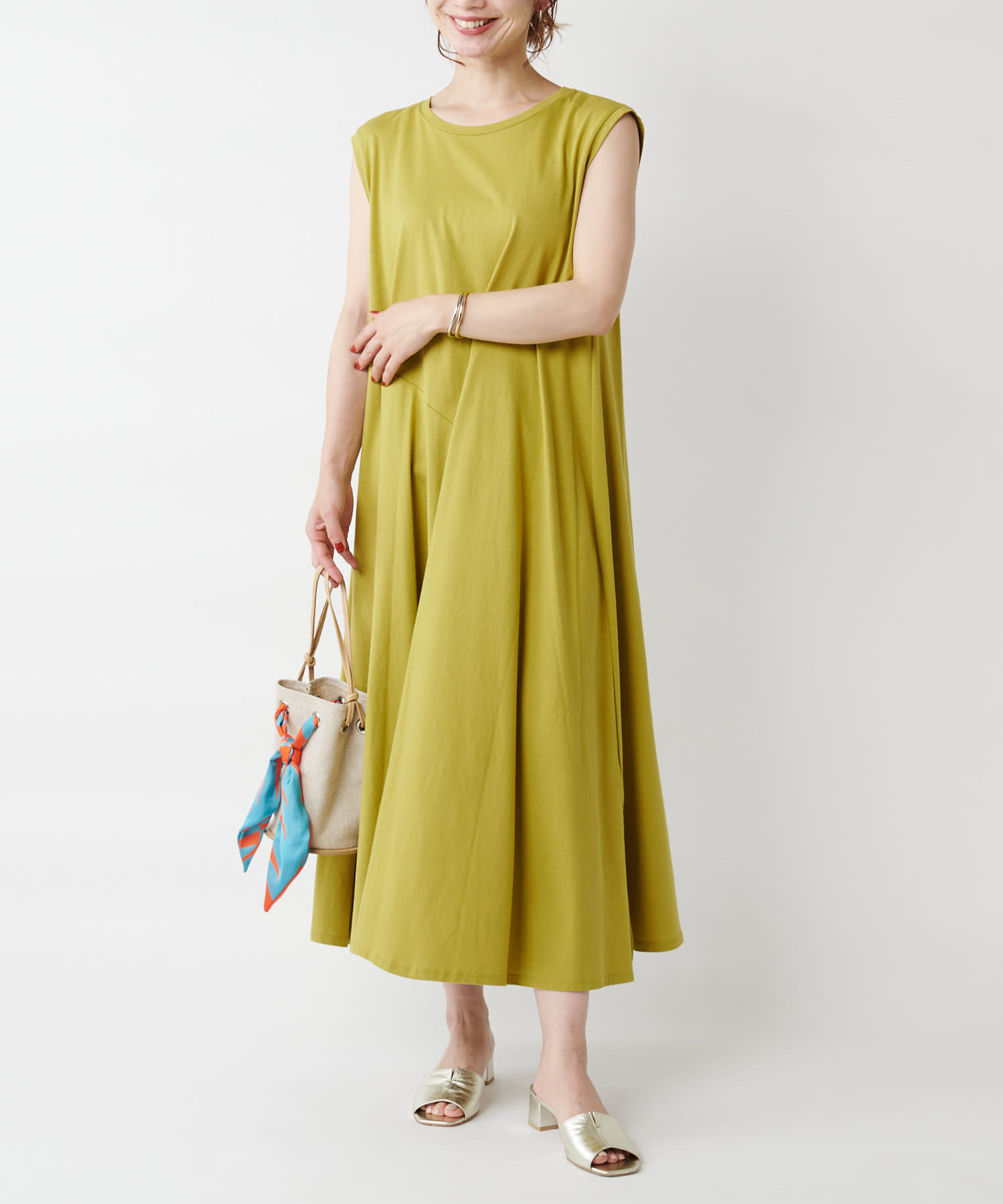 夏のaライン 切替フレアカットワンピース Collage Gallardagalante コラージュ ガリャルダガランテ レディース Pal Closet パルクローゼット パルグループ公式ファッション通販サイト