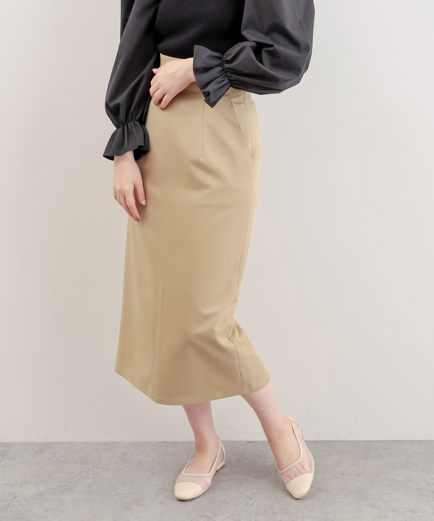 natural couture(ナチュラルクチュール) きれいなカラーおしゃれスカート