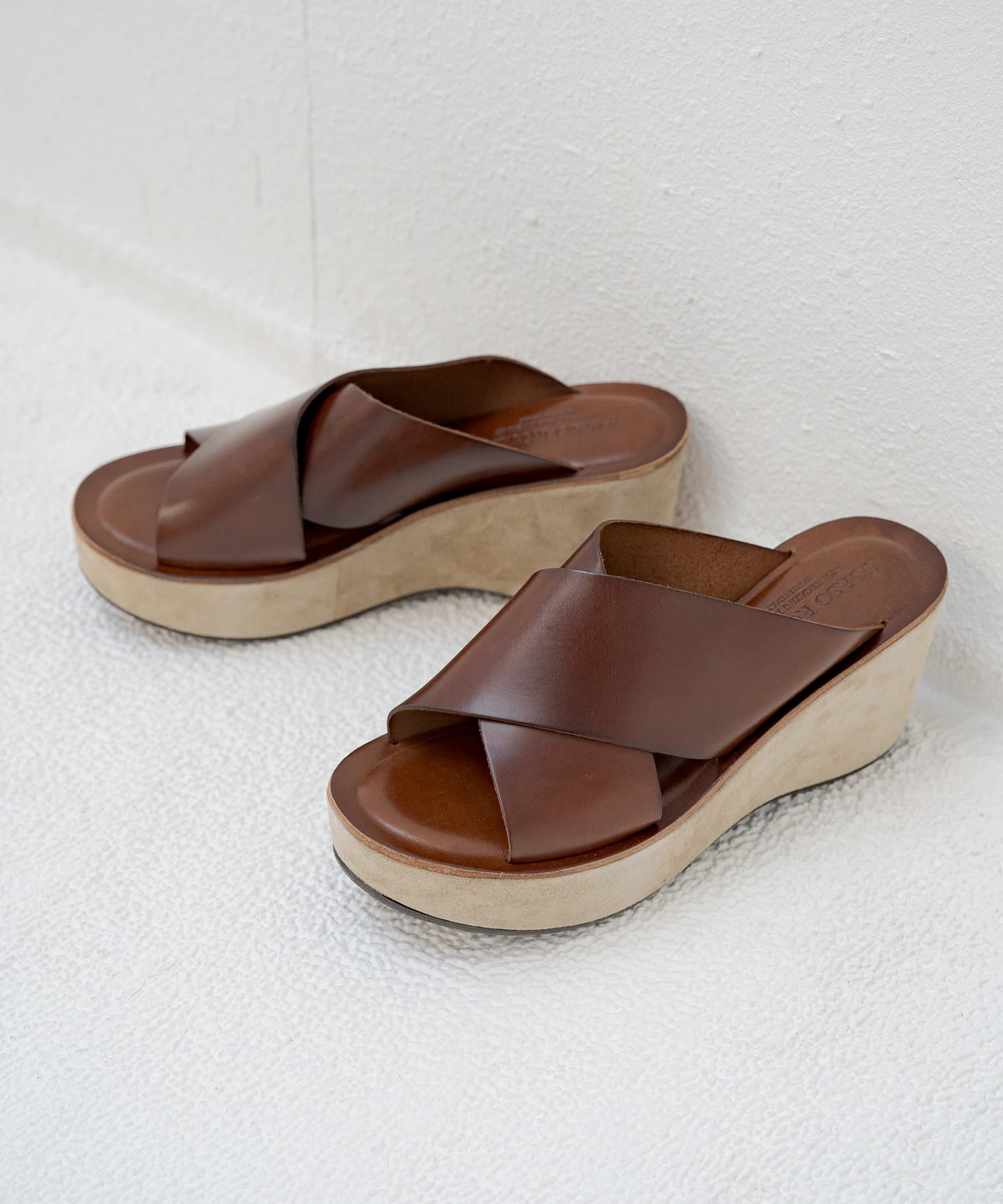 Corso Roma 9 コルソローマ クロス厚底サンダル Loungedress ラウンジドレス レディース Pal Closet パルクローゼット パルグループ公式ファッション通販サイト