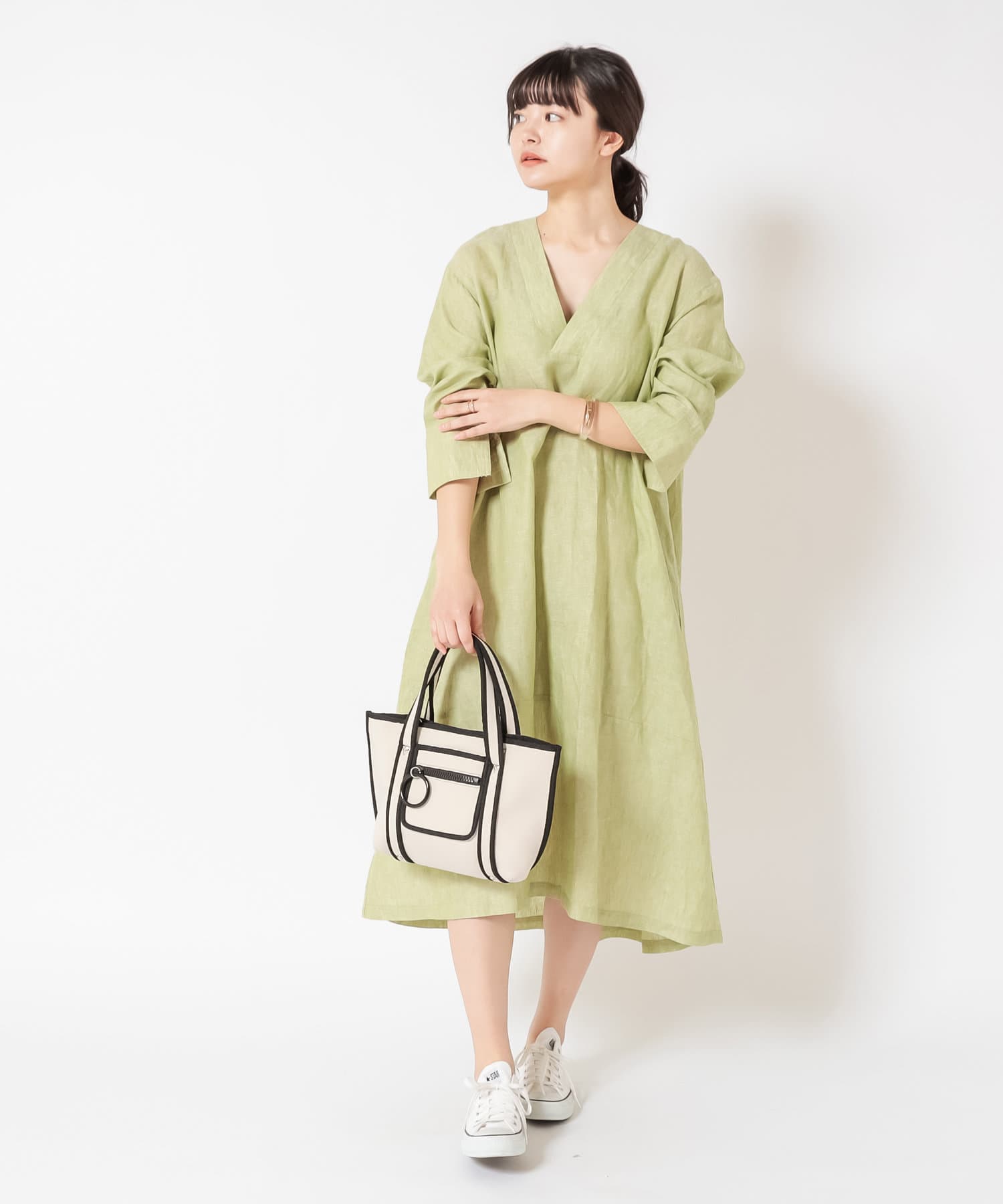 シンプルに素材を活かした リネンワンピース Collage Gallardagalante コラージュ ガリャルダガランテ レディース Pal Closet パルクローゼット パルグループ公式ファッション通販サイト