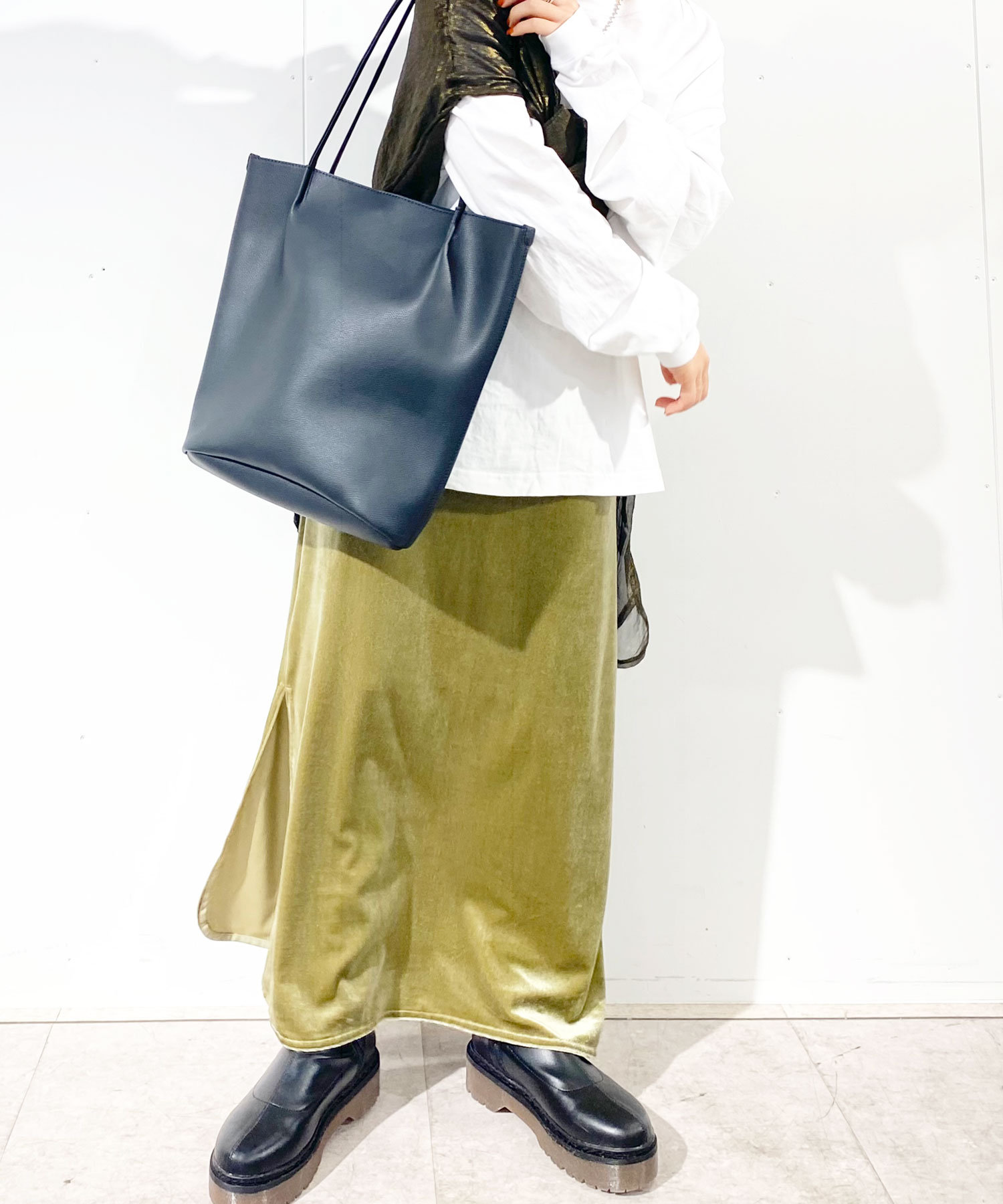 Lattice(ラティス) フェイクレザートートバッグ