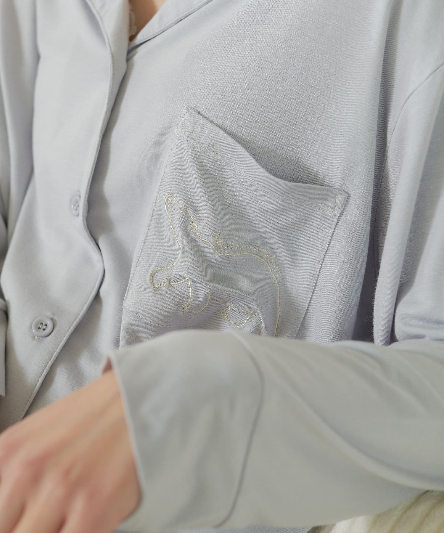 ひんやり涼しい 冷感シロクマパジャマ 長袖上下セット Territoire テリトワール レディース Pal Closet パルクローゼット パルグループ公式ファッション通販サイト