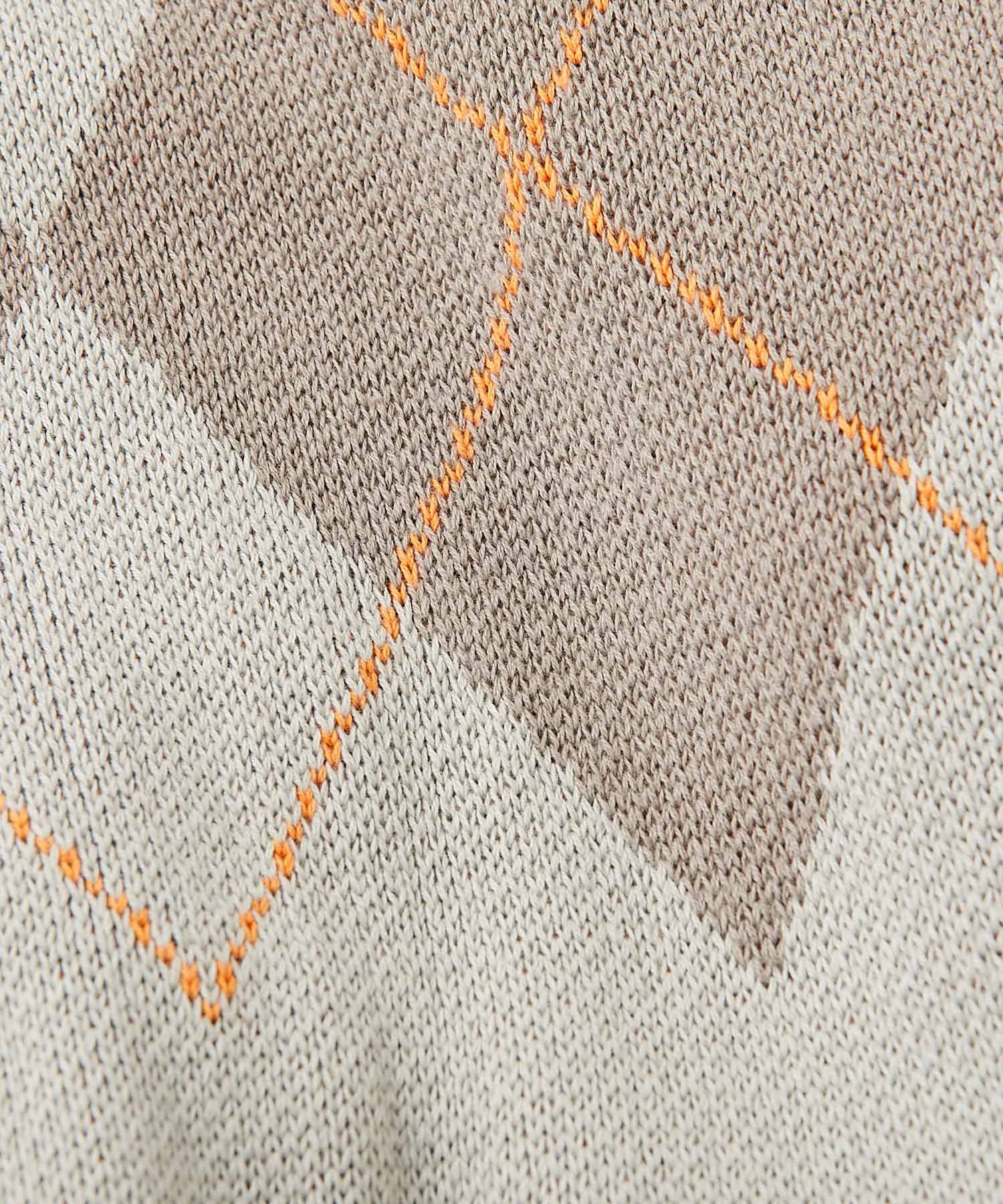 WHO’S WHO gallery(フーズフーギャラリー) 【KOOKY'N/クーキー】S/S アーガイルカーディガン