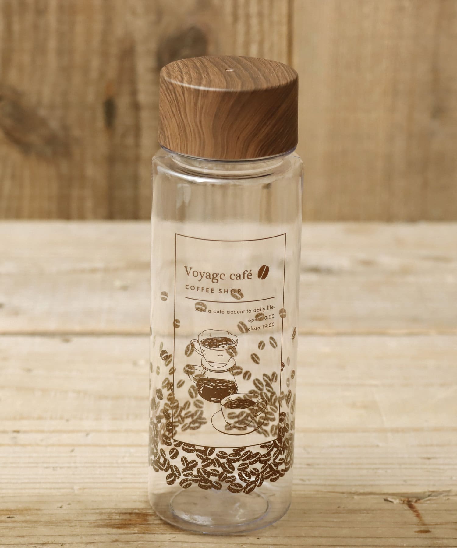 Voyage Cafe クリアボトル500ml Signboard Salut サリュ ライフスタイル Pal Closet パルクローゼット パルグループ公式ファッション通販サイト