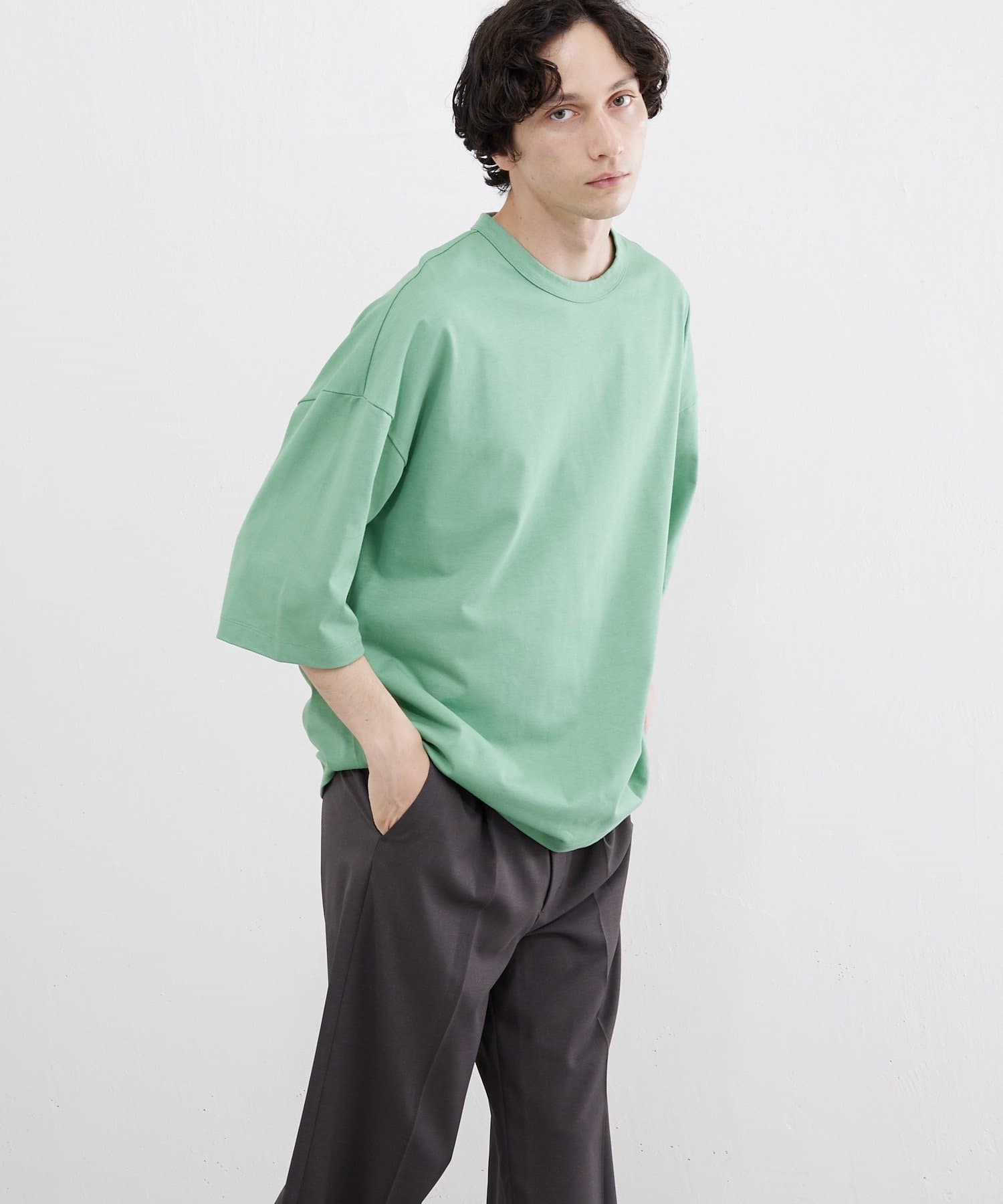 ハイクオリティー7分袖ビッグシルエットtシャツ Lui S ルイス メンズ Pal Closet パルクローゼット パルグループ公式ファッション通販サイト