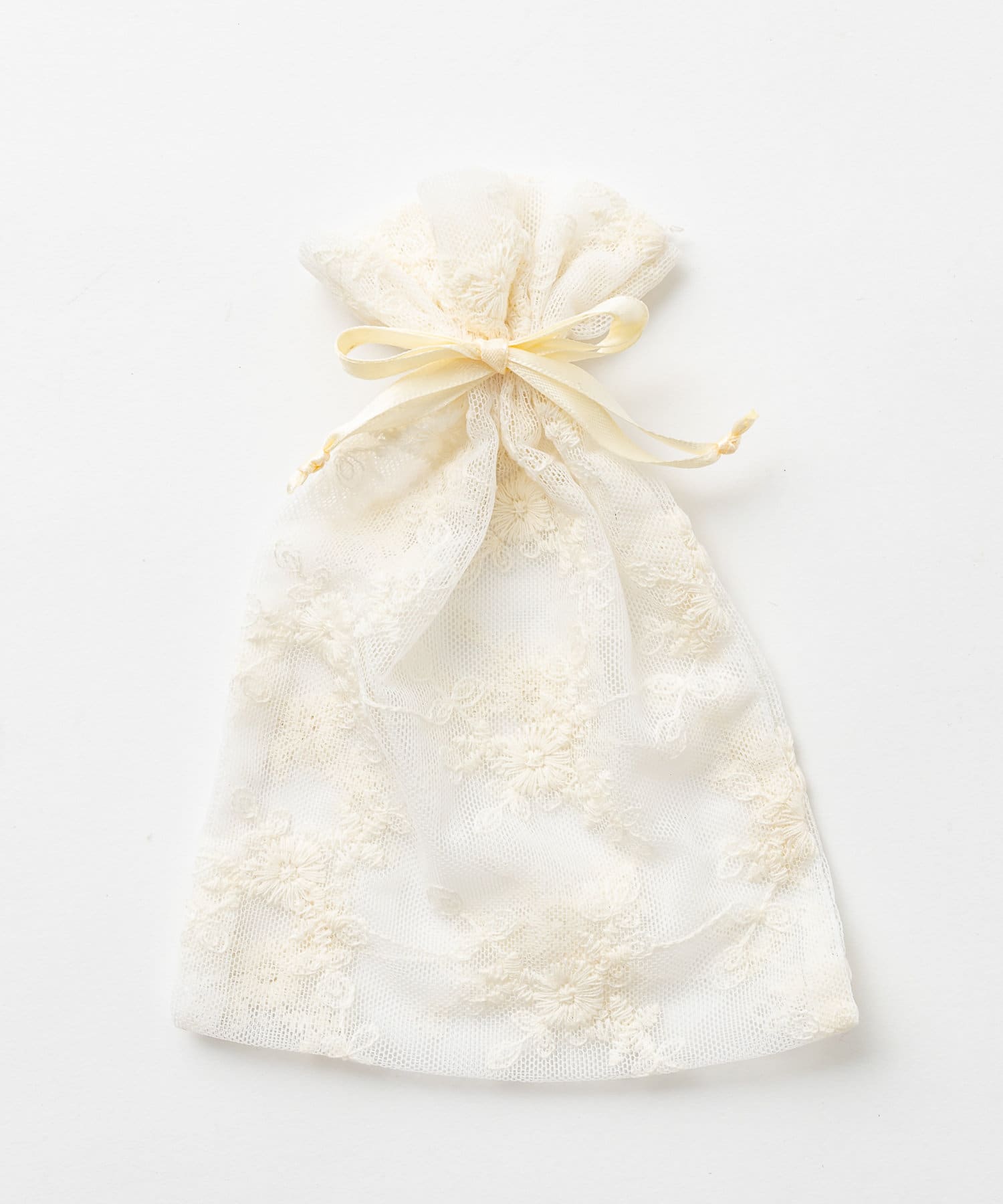 Lattice(ラティス) レース巾着ポーチM