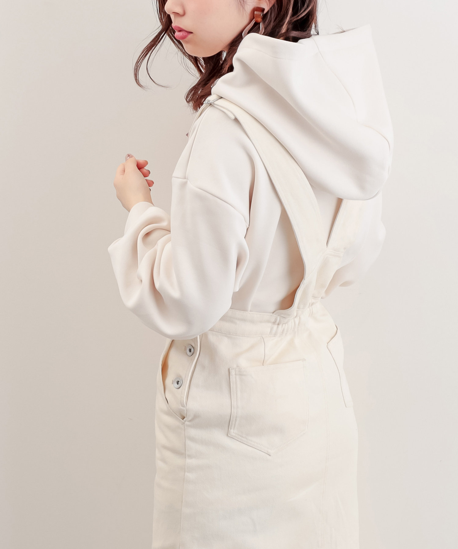 ふわもちラテパーカー＆スカート セール】ふわもちラテパーカー（パーカー）｜natural couture
