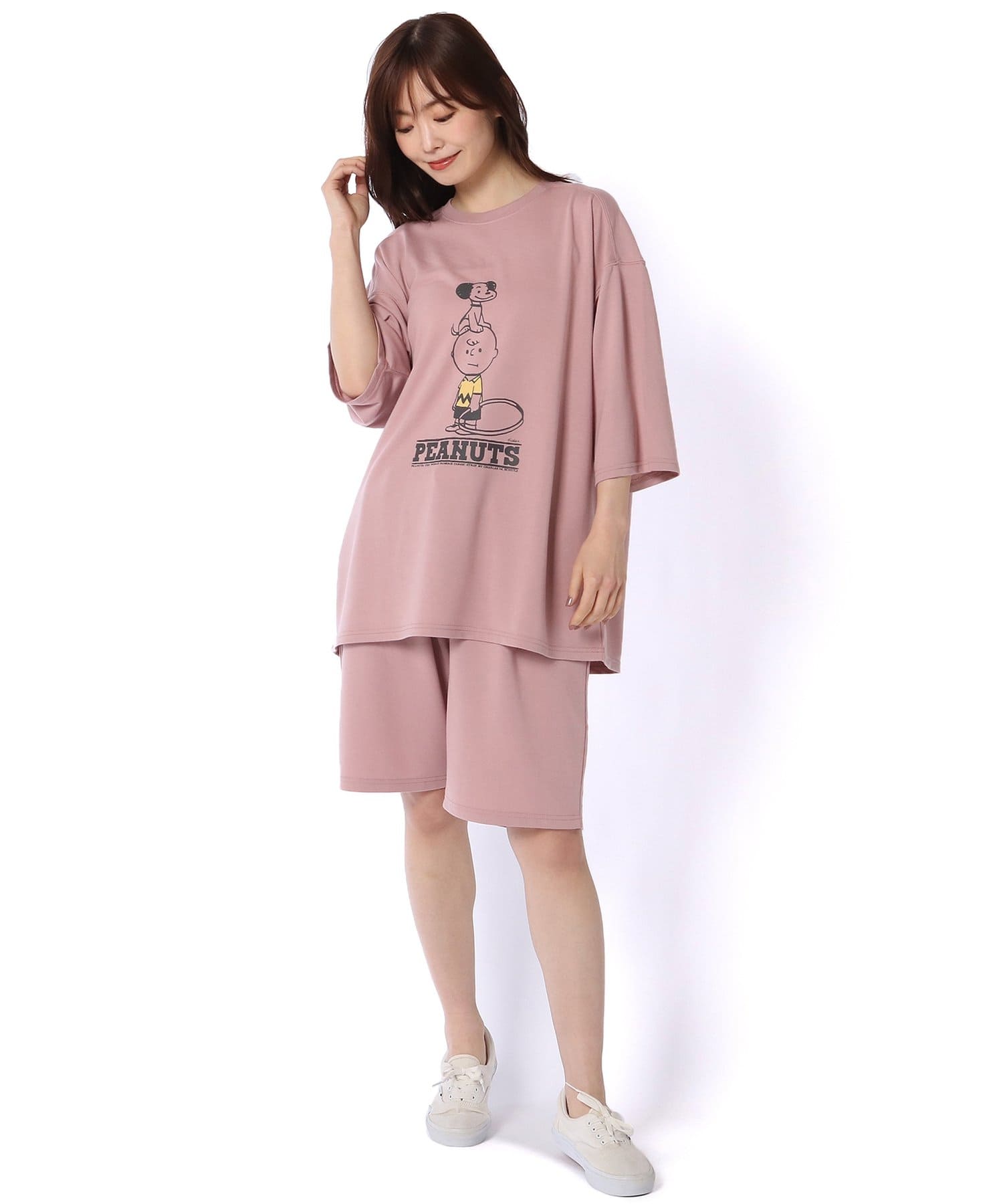 おうち時間 スヌーピールームウェア ビッグtシャツ ショートパンツ Daily Russet デイリー ラシット レディース Pal Closet パルクローゼット パルグループ公式ファッション通販サイト