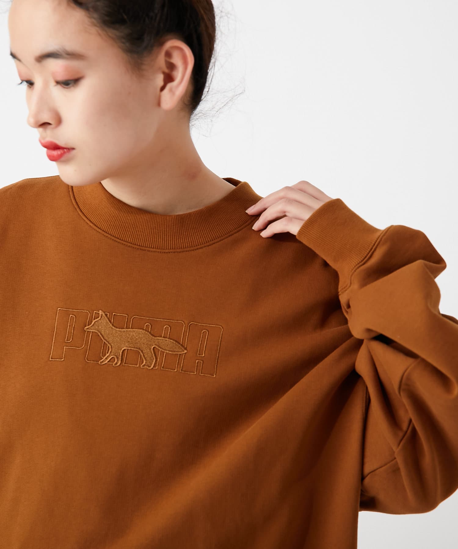 ear PAPILLONNER - ear PAPILLONNER PUMA×MARKETリラックスクルースウェット 11430-911-