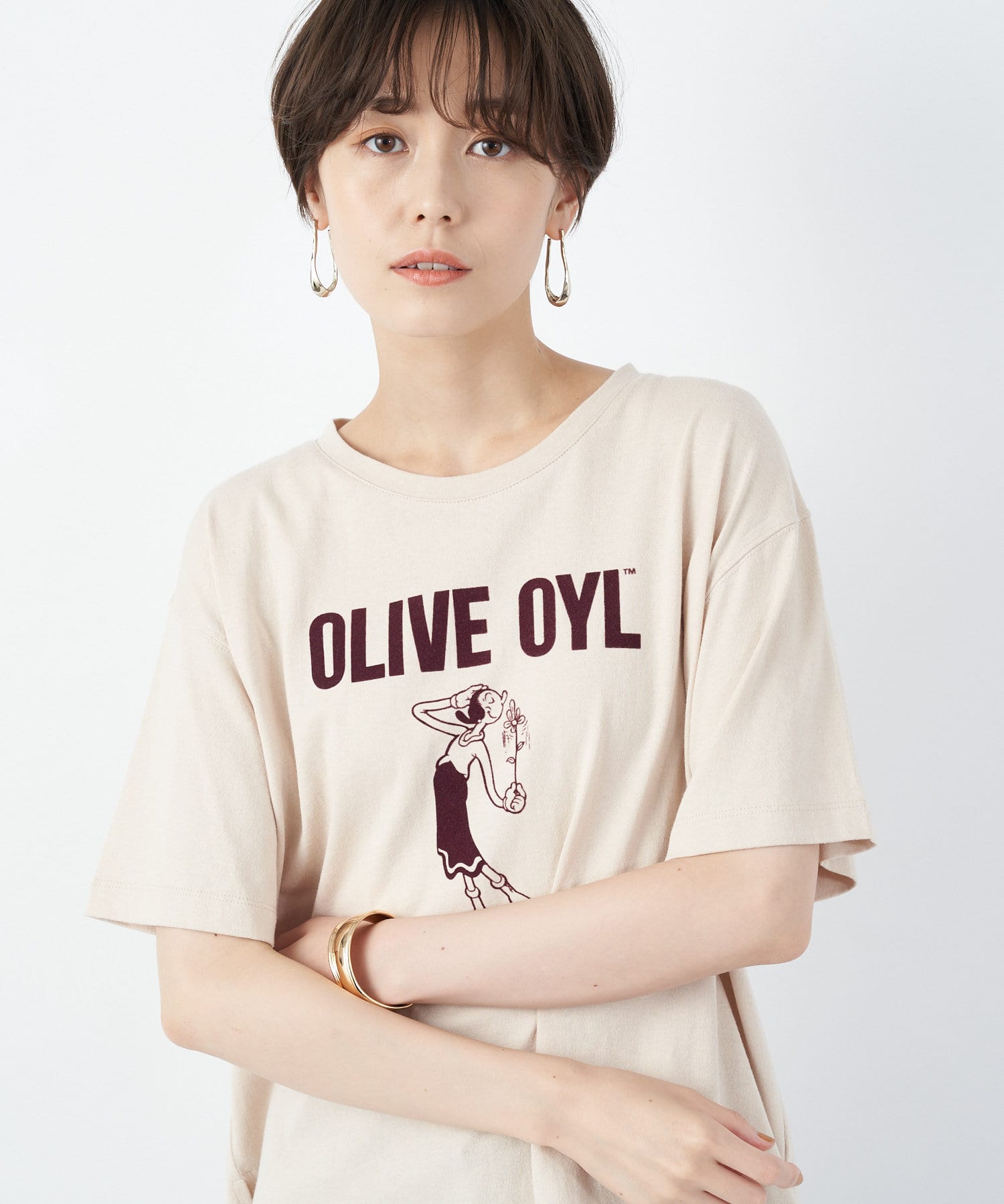 un dix cors(アンディコール) ここでしか手に入らない！【WEB限定・洗える】オリーブTシャツ