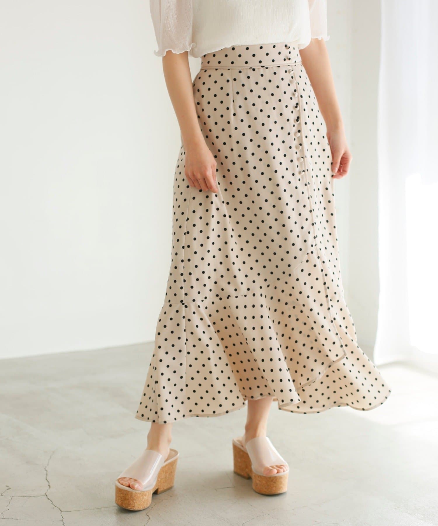 ゆらひらスカート One After Another Nice Claup ワンアフターアナザー ナイスクラップ レディース Pal Closet パルクローゼット パルグループ公式ファッション通販サイト
