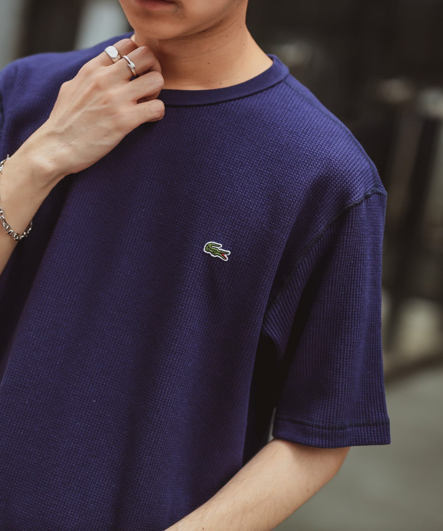 Lacoste ラコステ クラッシックフィットリネンコットンワッフルtシャツ Discoat ディスコート 店舗在庫リスト Pal Closet パルクローゼット パルグループ公式ファッション通販サイト Pal Closet パルクローゼット パルグループ公式ファッション通販サイト