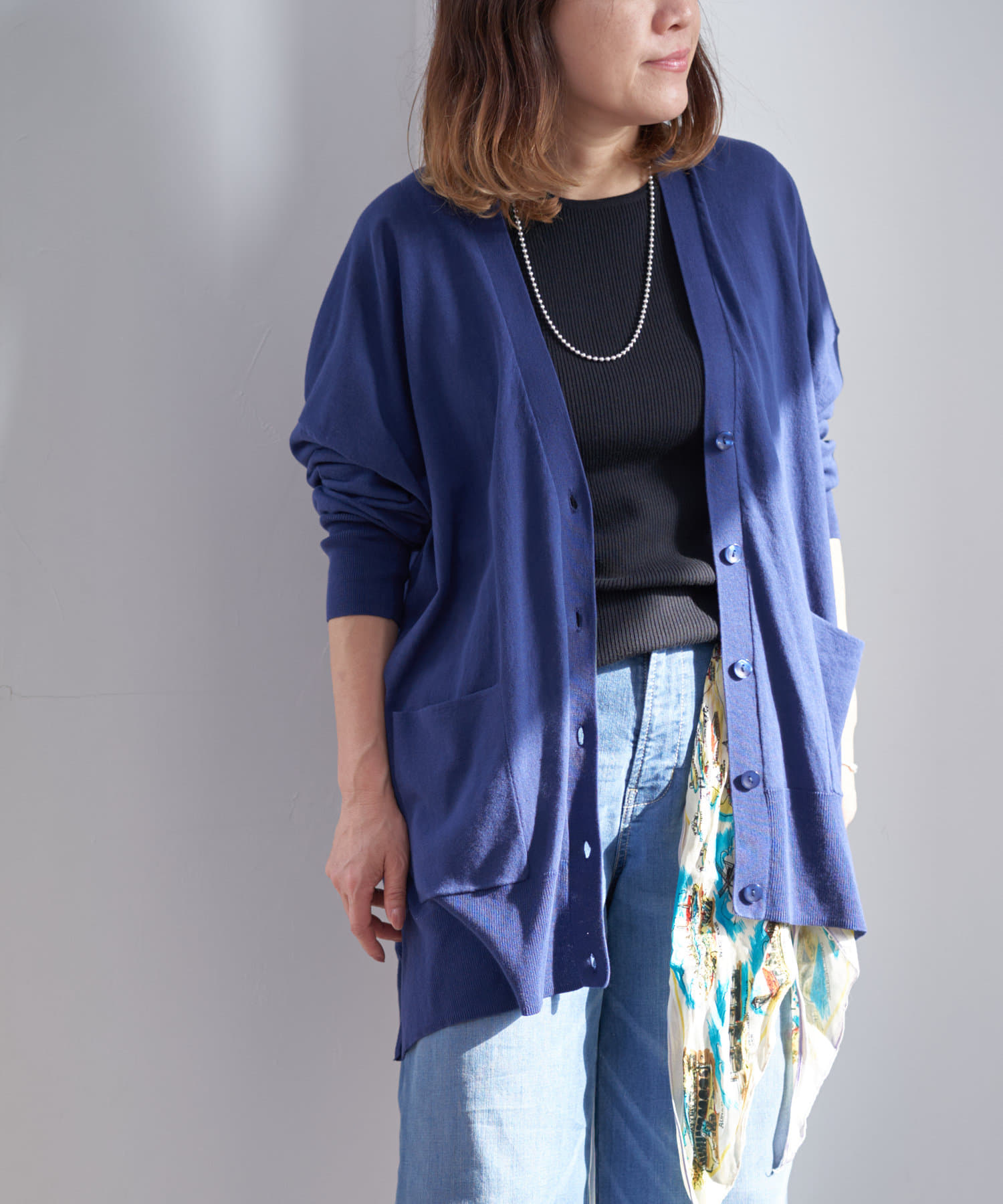 涼感敏感肌１６ｇコットン１００カーディガン Plus Oto Ha プラス オトハ レディース Pal Closet パルクローゼット パルグループ公式ファッション通販サイト