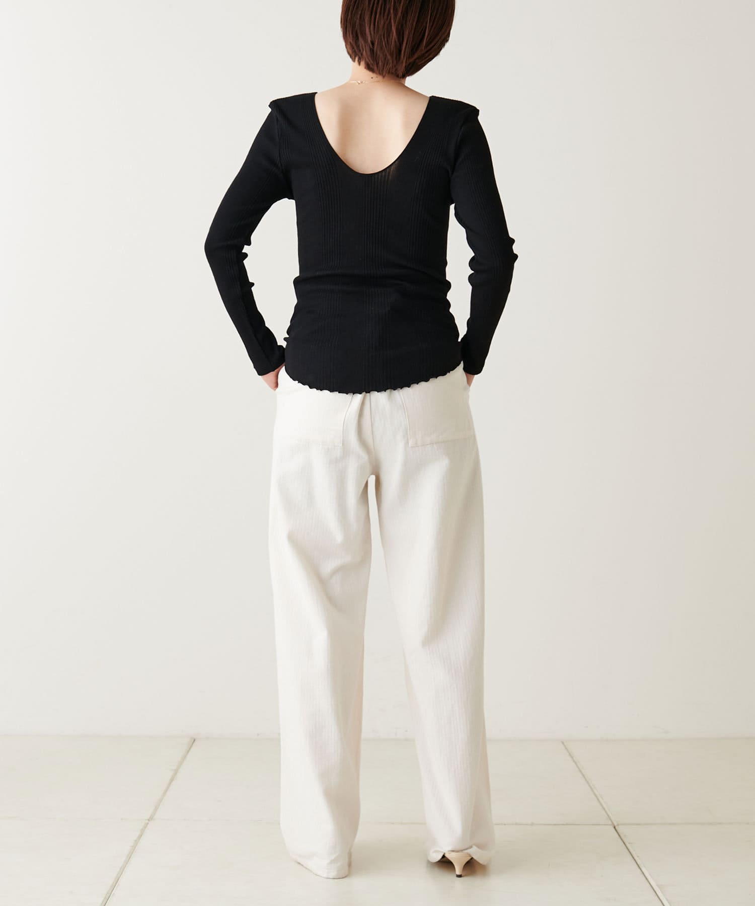 Hakuji リブカットソー Livetart リヴェタート レディース Pal Closet パルクローゼット パルグループ公式ファッション通販サイト