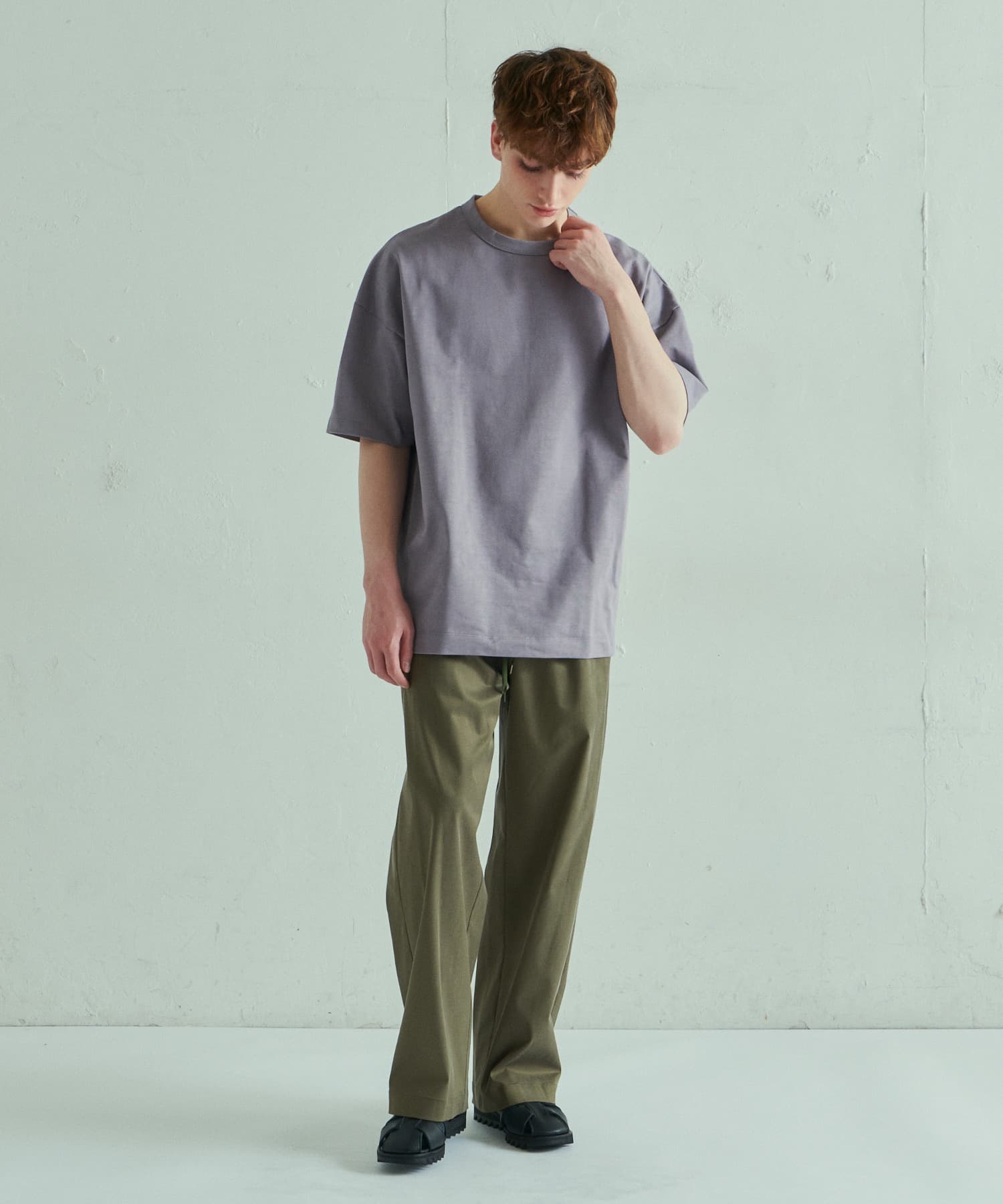 キュプラサテンリラックスパンツ Lui S ルイス メンズ Pal Closet パルクローゼット パルグループ公式ファッション通販サイト