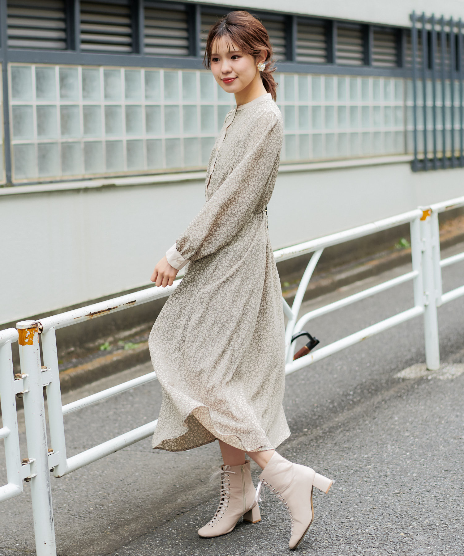 小花柄ワンピース Nice Claup Outlet ナイスクラップ アウトレット レディース Pal Closet パルクローゼット パルグループ公式ファッション通販サイト