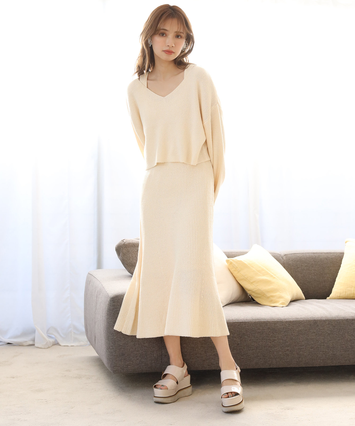 ニットセットワンピース One After Another Nice Claup ワンアフターアナザー ナイスクラップ レディース Pal Closet パルクローゼット パルグループ公式ファッション通販サイト