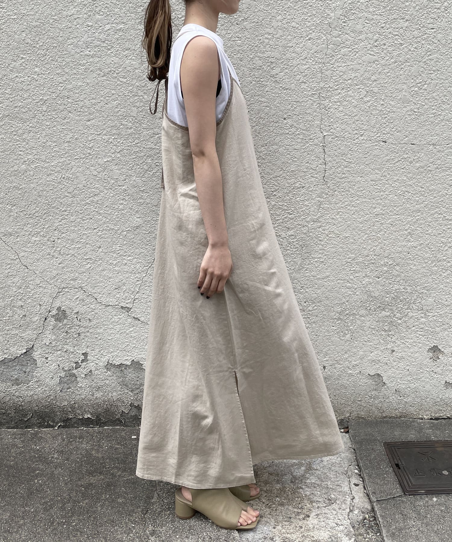 Pal Closet限定 パイピングリネンキャミワンピース Capricieux Le Mage カプリシュレマージュ レディース Pal Closet パルクローゼット パルグループ公式ファッション通販サイト