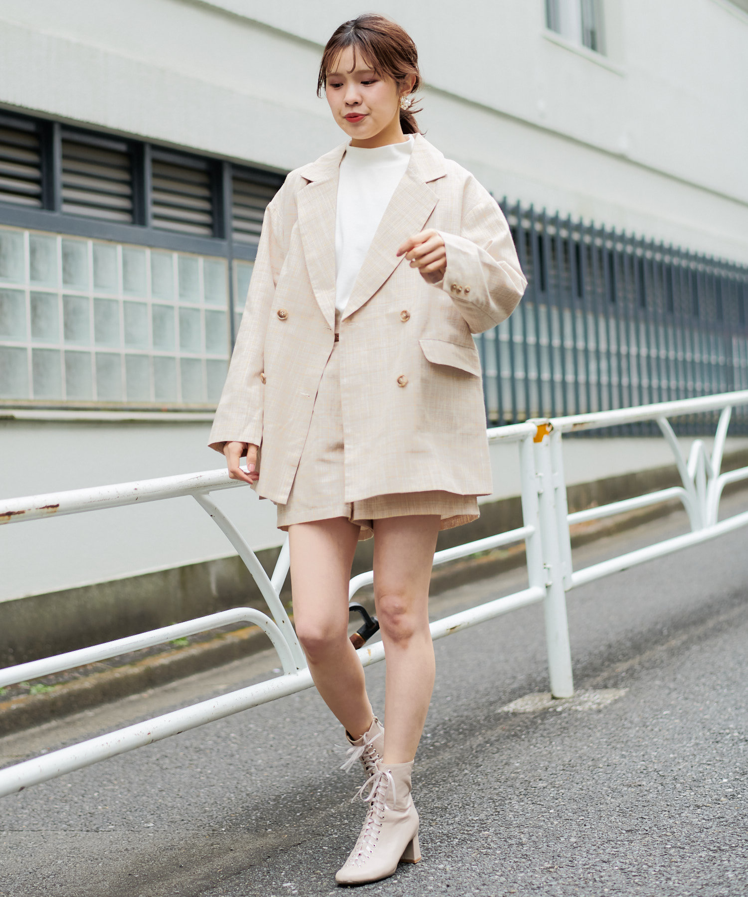 ｓｅｔ ｕｐ チェックｗｊｋ Nice Claup Outlet ナイスクラップ アウトレット レディース Pal Closet パルクローゼット パルグループ公式ファッション通販サイト