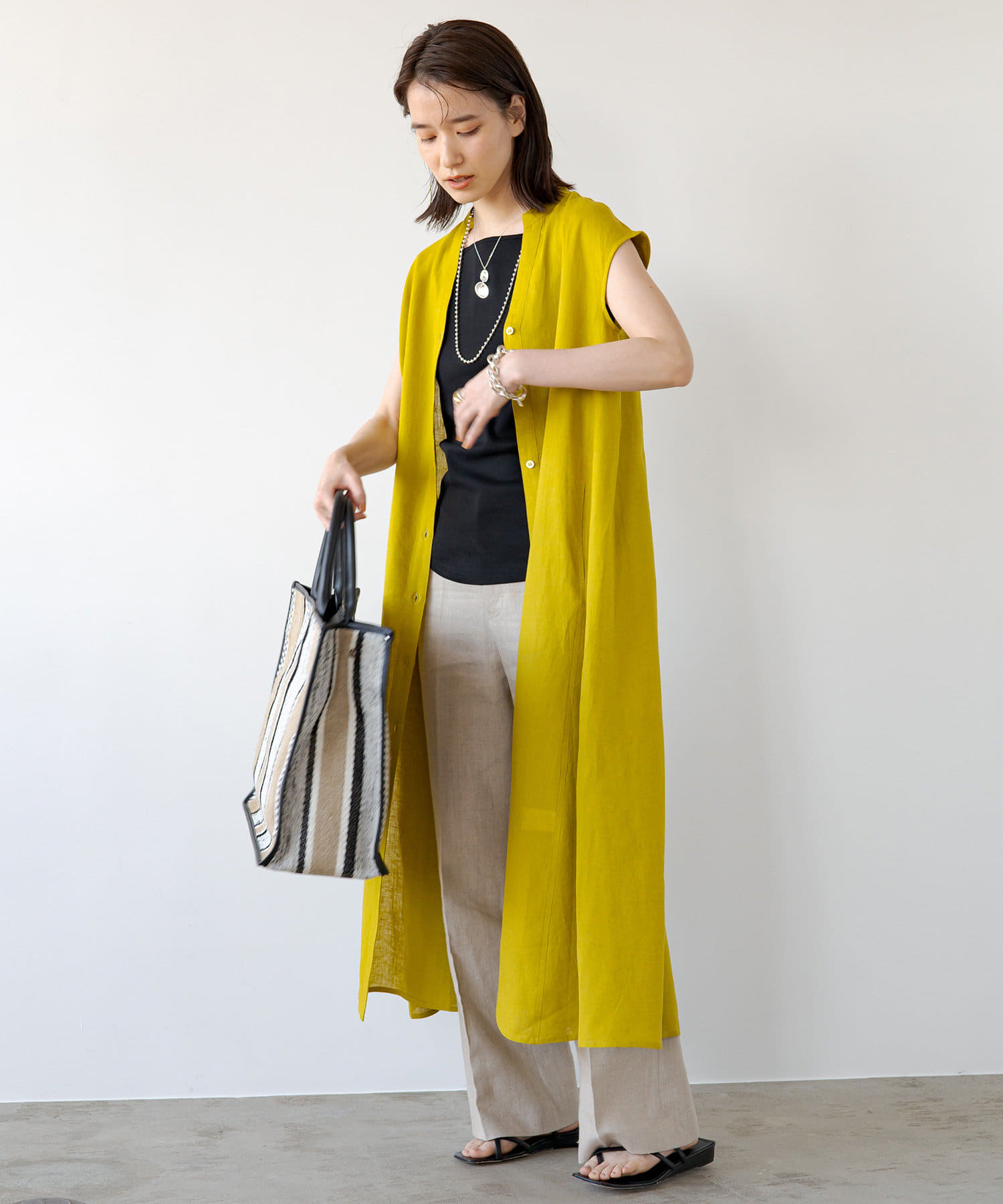 リネンマキシシャツワンピース Loungedress ラウンジドレス レディース Pal Closet パルクローゼット パルグループ公式ファッション通販サイト