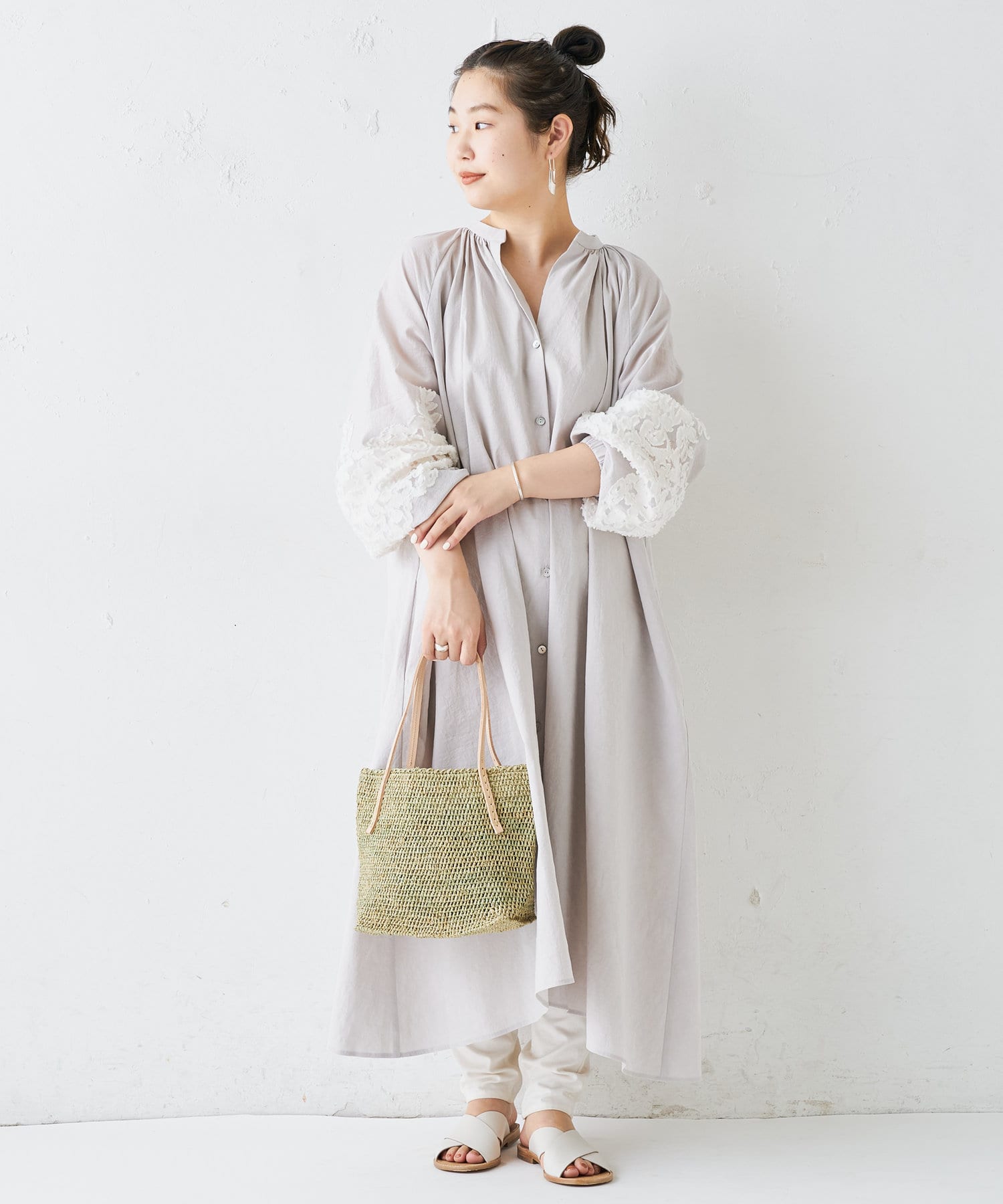 袖ジャガードワンピース Beardsley ビアズリー レディース Pal Closet パルクローゼット パルグループ公式ファッション通販サイト