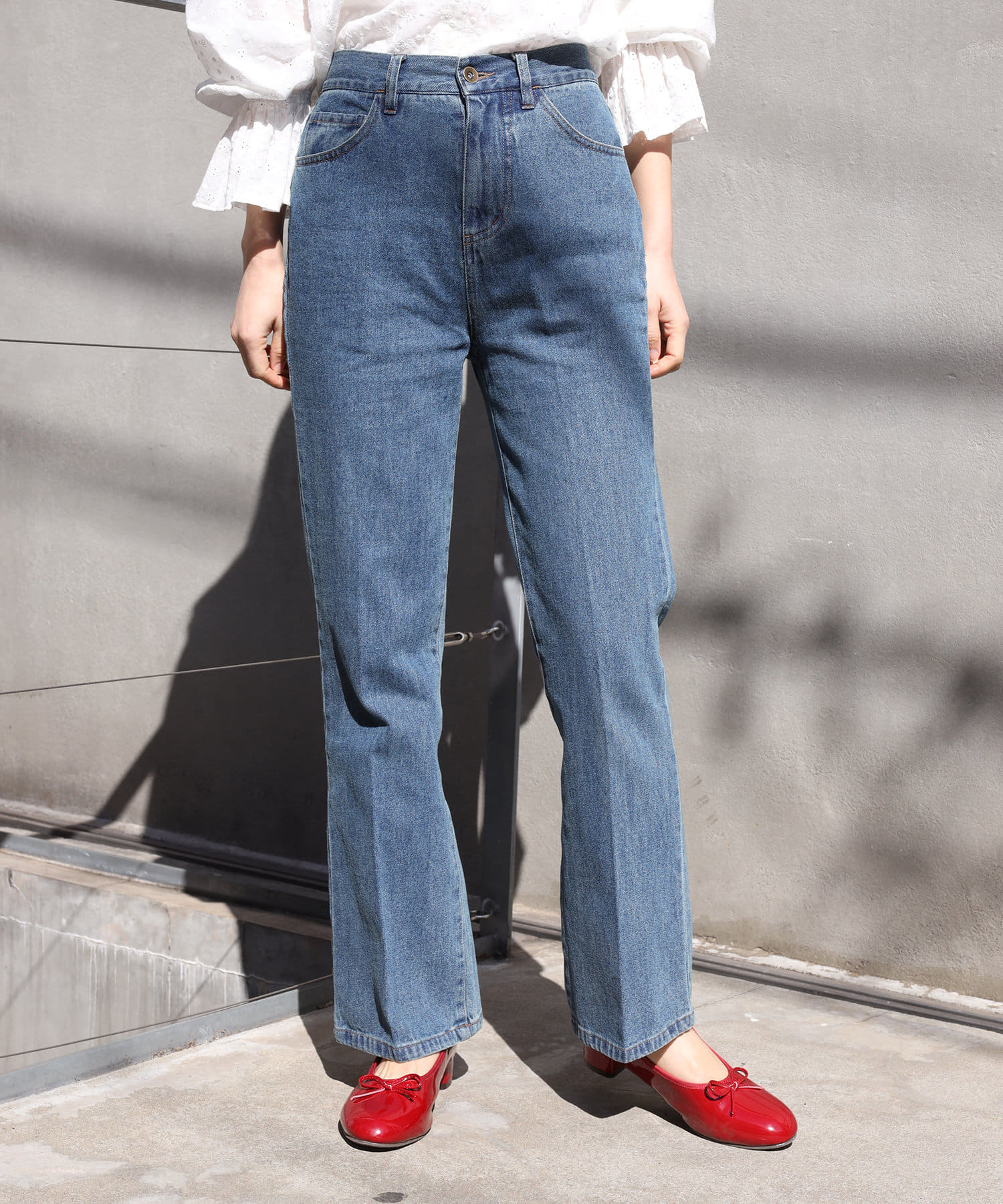 デニムフレアパンツ One After Another Nice Claup ワンアフターアナザー ナイスクラップ レディース Pal Closet パルクローゼット パルグループ公式ファッション通販サイト