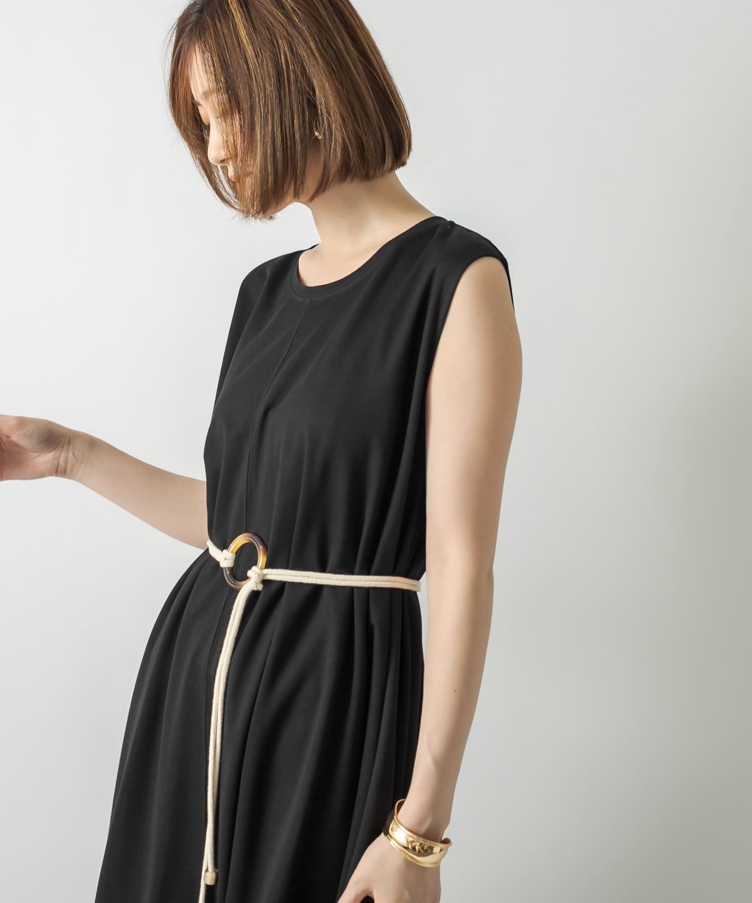 un dix cors(アンディコール) ここでしか手に入らない！【WEB限定】ベルト付きワンピース