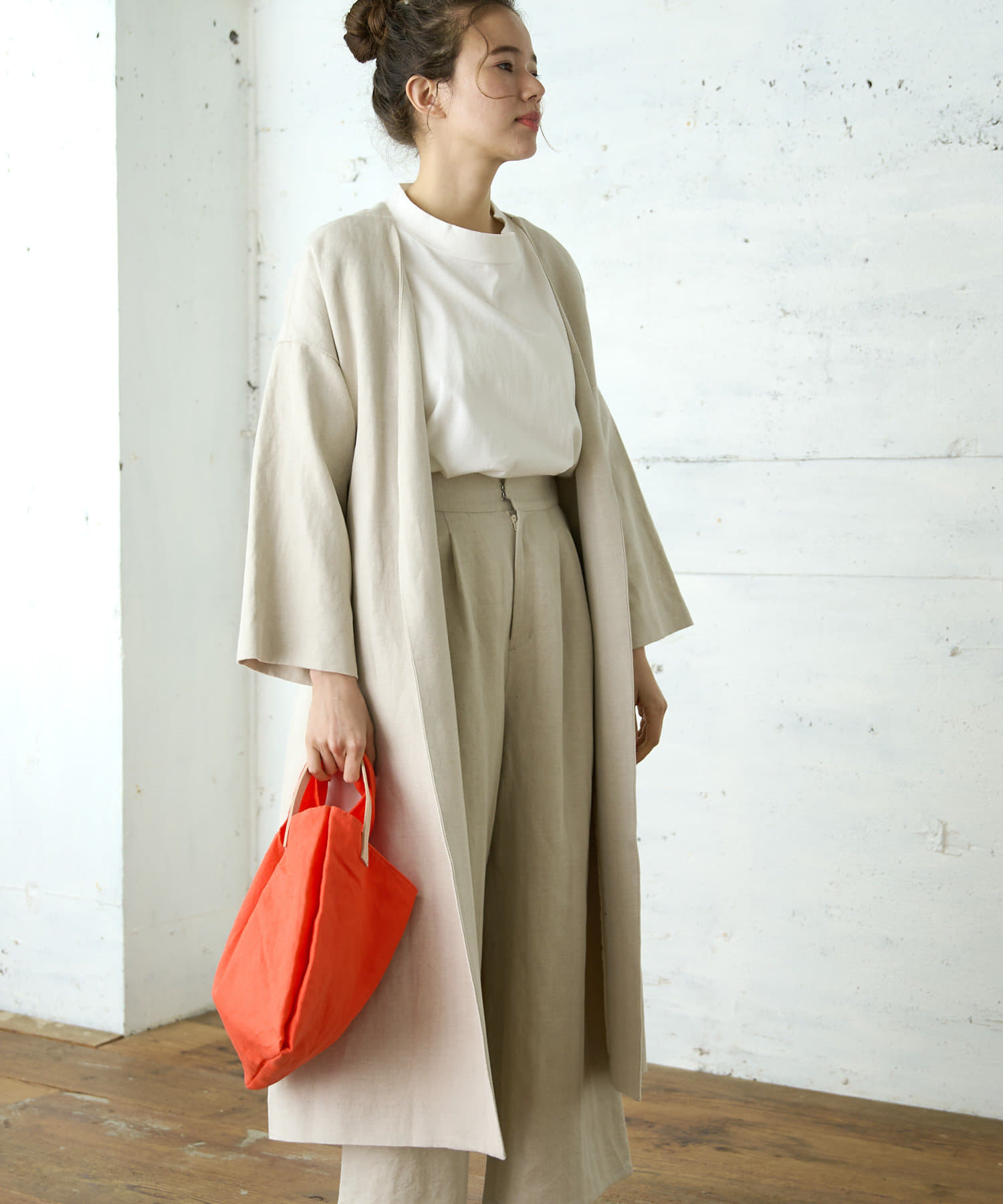 Du Noir リネンコート Pual Ce Cin ピュアルセシン レディース Pal Closet パルクローゼット パルグループ公式ファッション通販サイト