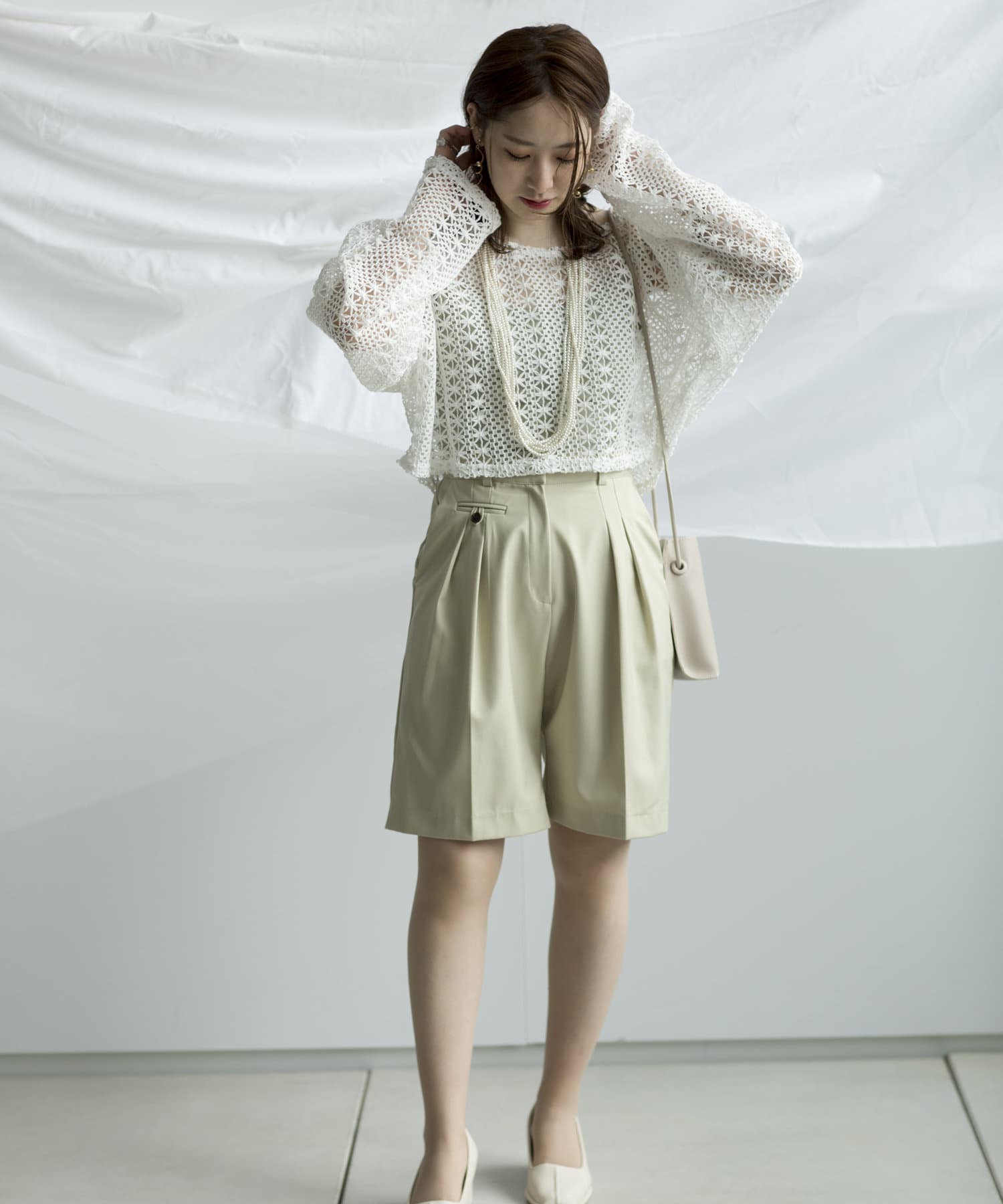 Web限定 ショート丈メッシュニット Mona Belinda モナ ベリンダ レディース Pal Closet パルクローゼット パルグループ公式ファッション通販サイト Web限定 ショート丈メッシュニット Mona Belinda モナ ベリンダ レディース Pal Closet パルクローゼット パルグループ公式ファッション通販サイト