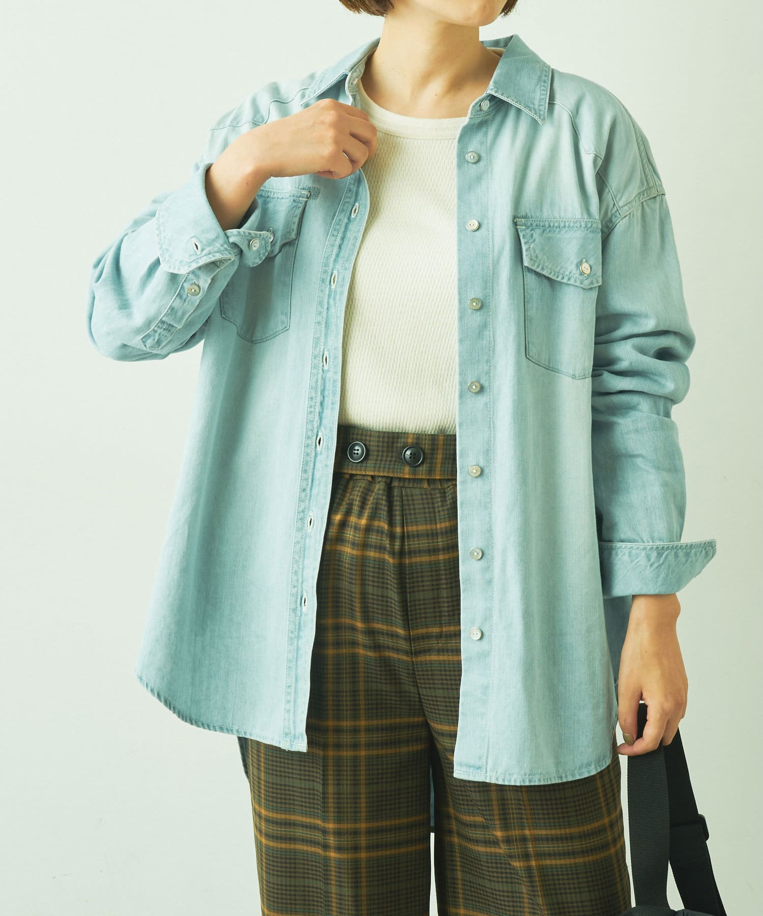 Kalna デニムシャツ Livetart リヴェタート レディース Pal Closet パルクローゼット パルグループ公式ファッション通販サイト