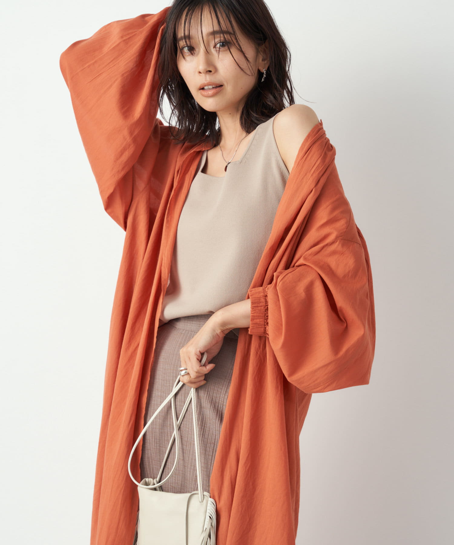 女性らしく大人な装いに ボイルカーブスリーブガウンワンピース Rive Droite リヴドロワ レディース Pal Closet パルクローゼット パルグループ公式ファッション通販サイト