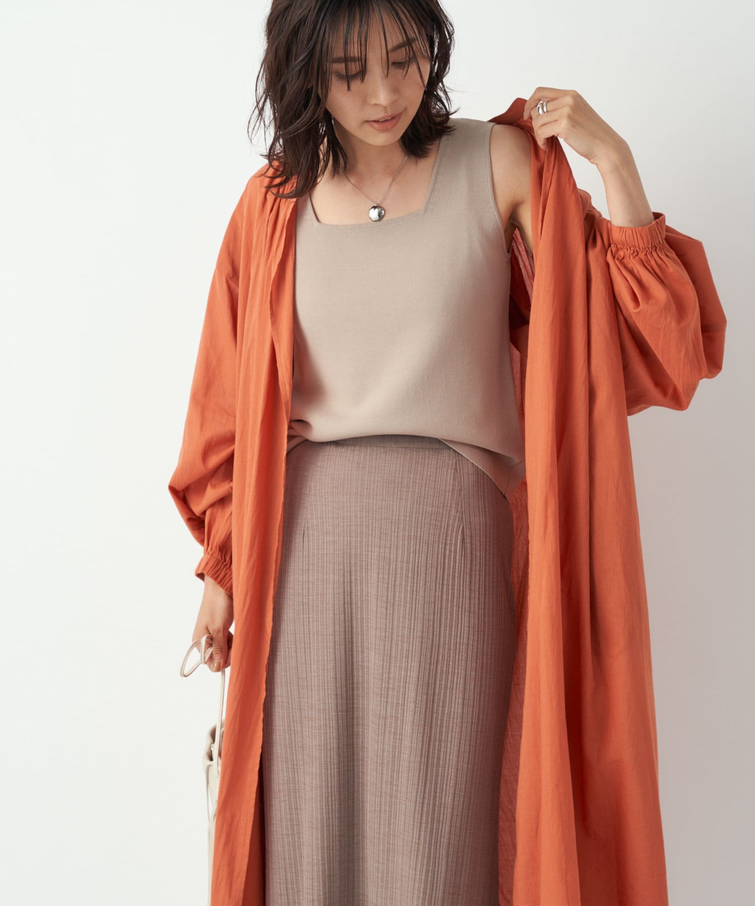 女性らしく大人な装いに ボイルカーブスリーブガウンワンピース Rive Droite リヴドロワ レディース Pal Closet パルクローゼット パルグループ公式ファッション通販サイト