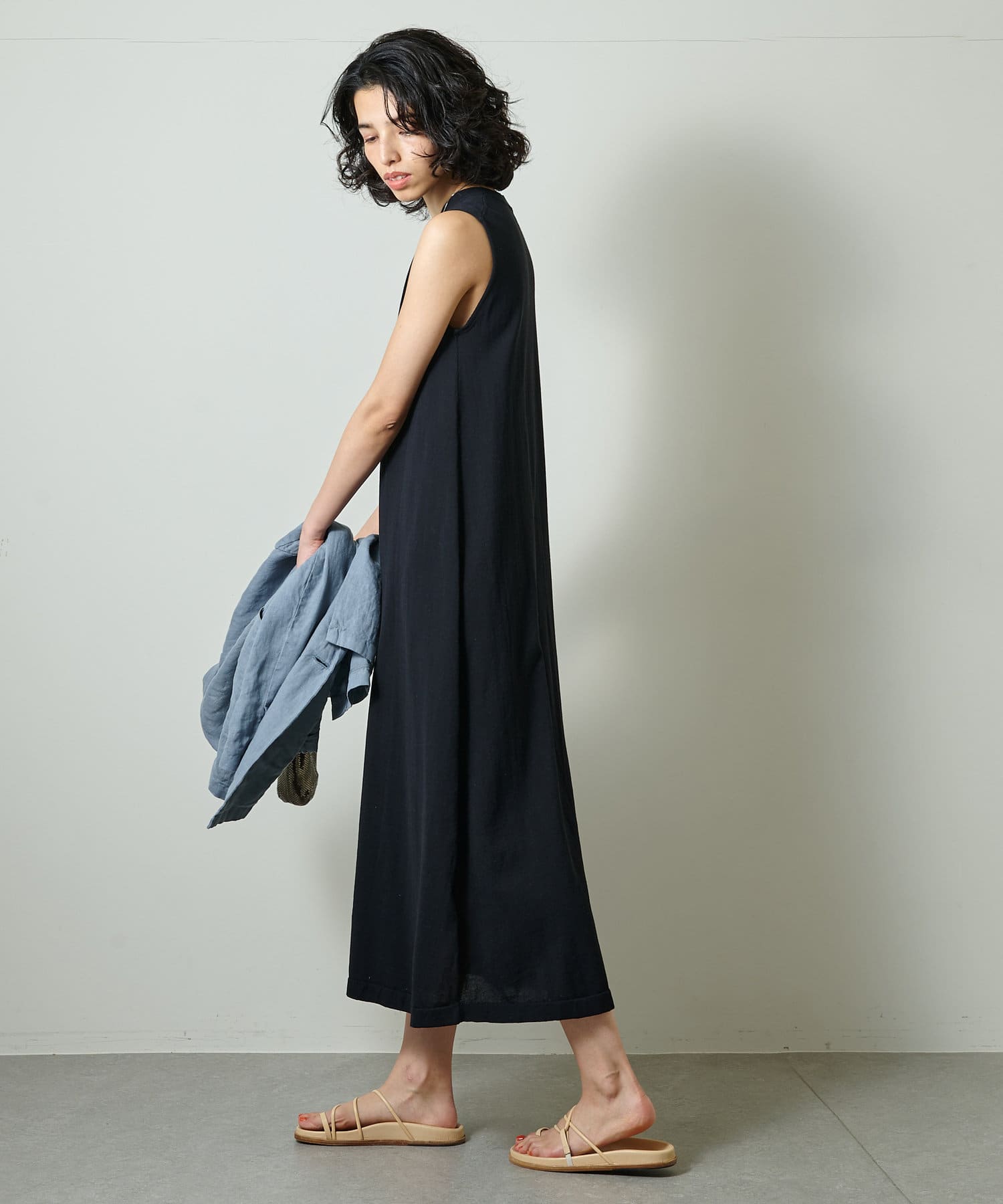 ニットノースリフレアワンピース Whim Gazette ウィム ガゼット レディース Pal Closet パルクローゼット パルグループ公式ファッション通販サイト