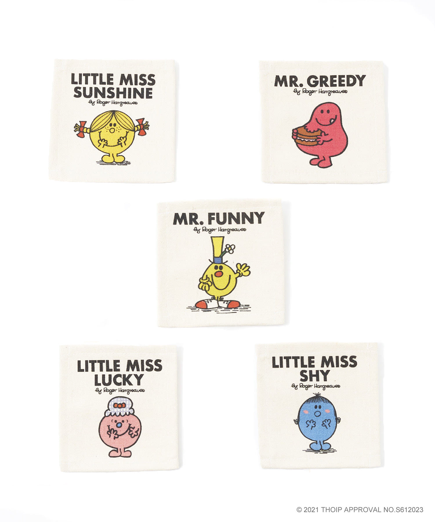 Mr Men Little Miss コースター5枚セット Asoko アソコ ライフスタイル Pal Closet パルクローゼット パルグループ公式ファッション通販サイト