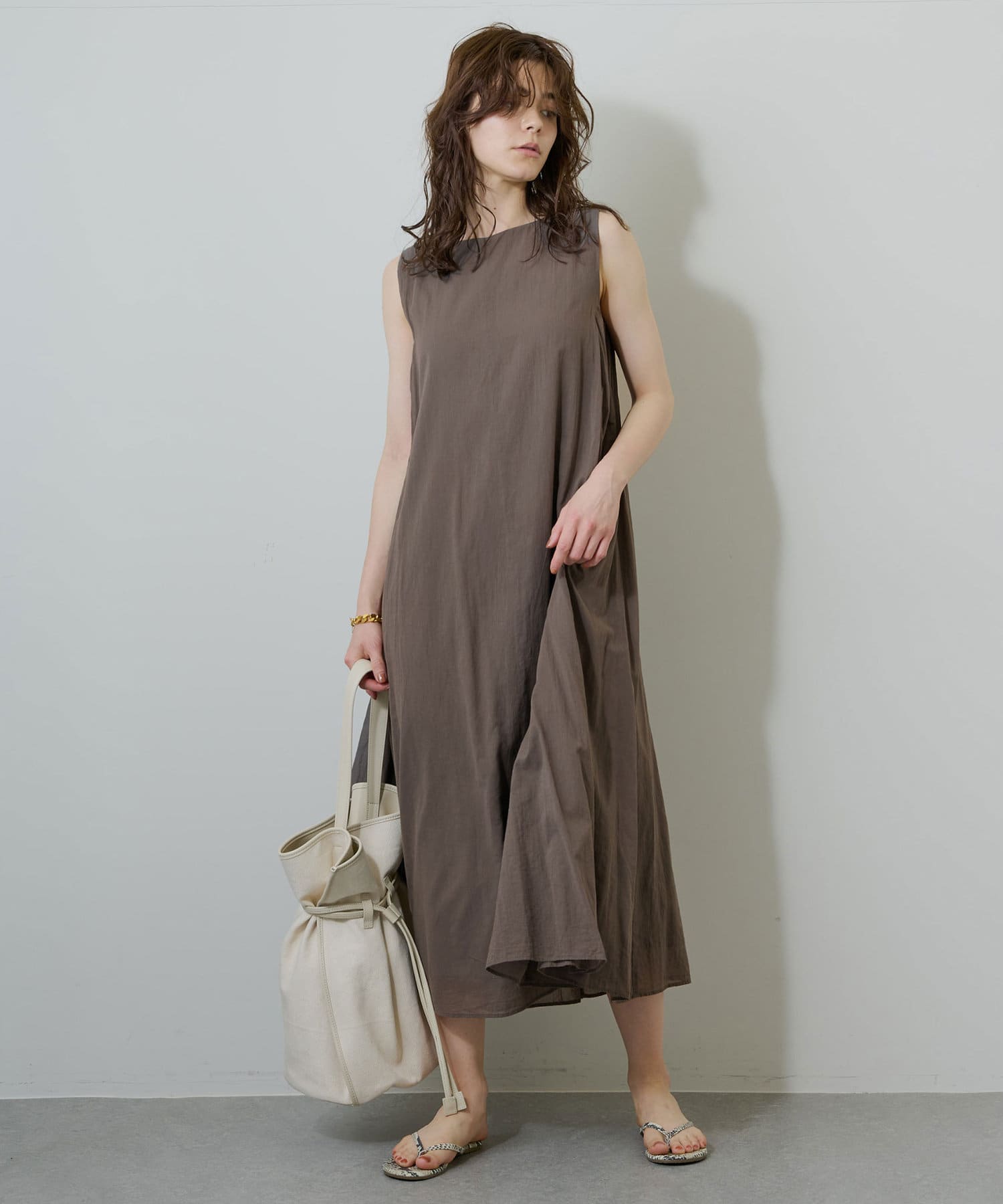 ボタニカルサックフレアワンピース Whim Gazette ウィム ガゼット レディース Pal Closet パルクローゼット パルグループ公式ファッション通販サイト