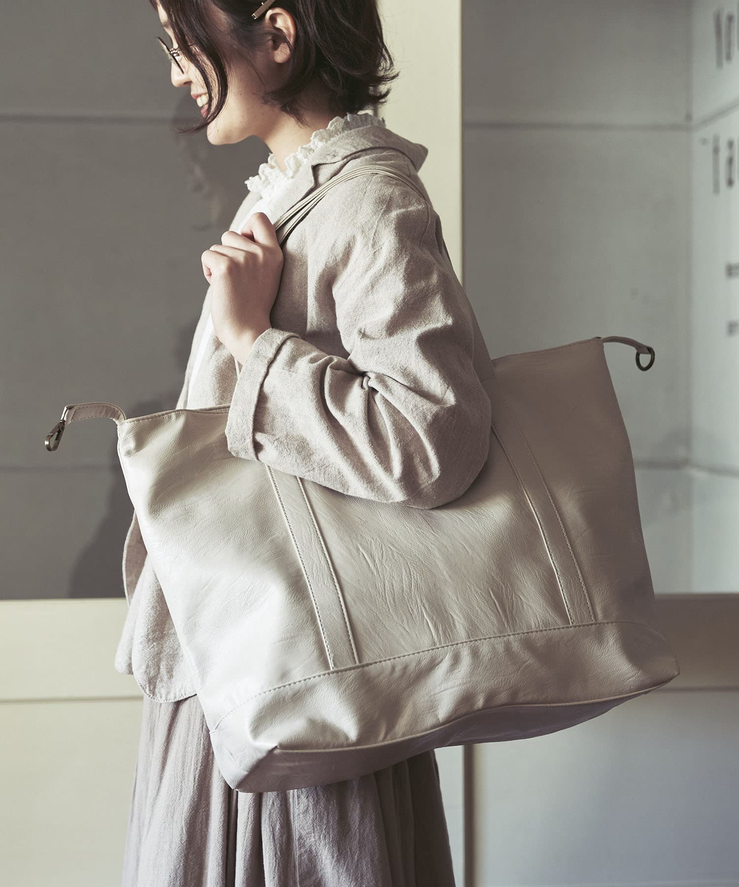 フェイクレザートートバッグ Salut サリュ レディース Pal Closet パルクローゼット パルグループ公式ファッション通販サイト