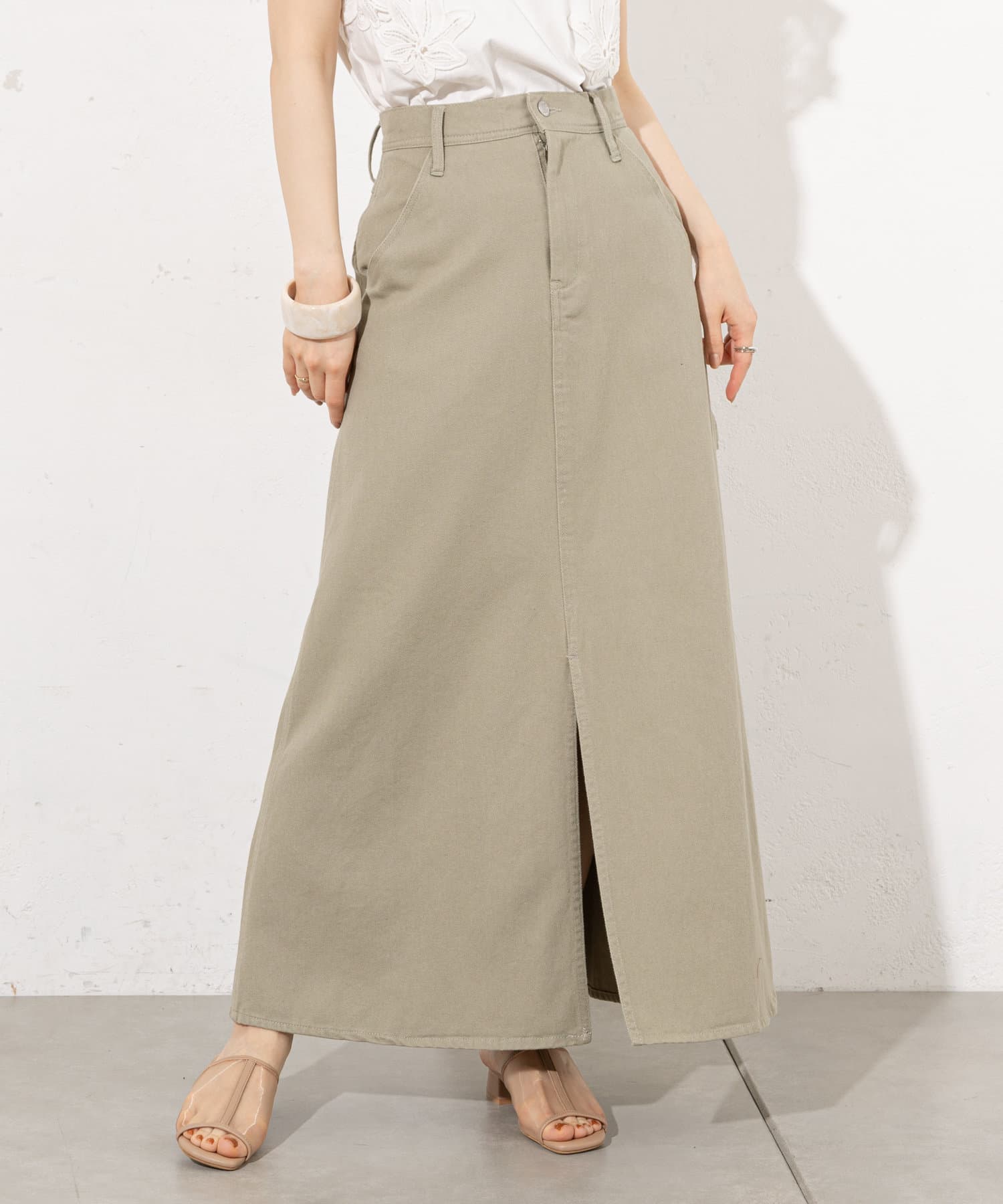 フロントスリットロングスカート Prose Verse プロズヴェール レディース Pal Closet パルクローゼット パルグループ公式ファッション通販サイト