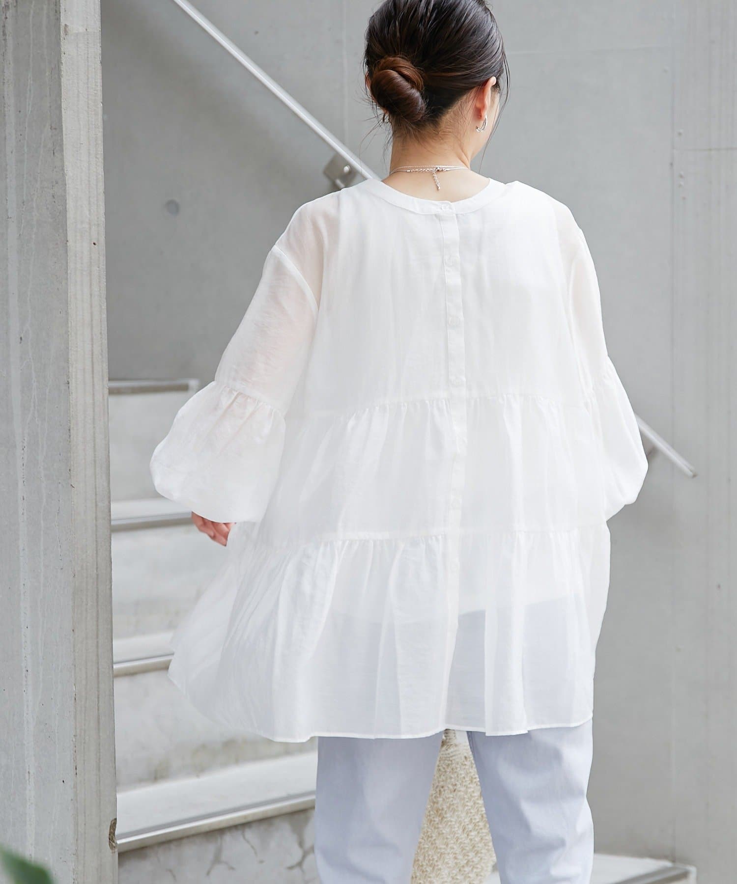 インナー付き シアーティアードブラウス Ciaopanic Typy チャオパニックティピー レディース Pal Closet パルクローゼット パルグループ公式ファッション通販サイト