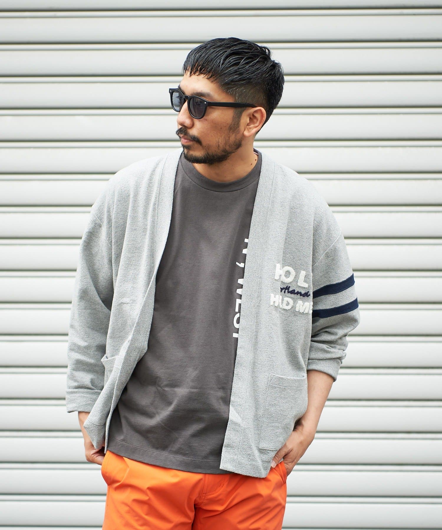 ワッペンロゴメッセージラップカーディガン Ciaopanic Typy チャオパニックティピー メンズ Pal Closet パルクローゼット パルグループ公式ファッション通販サイト