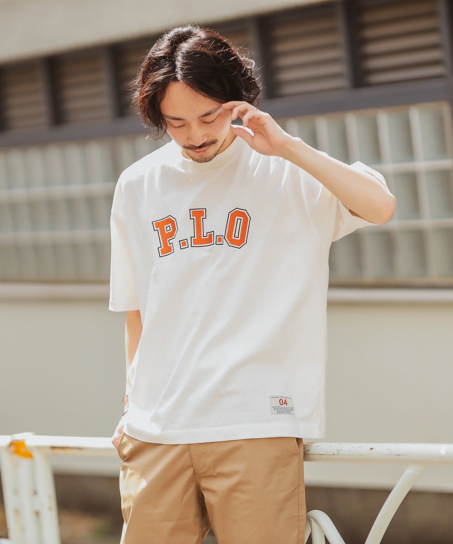 説明動画付き Usaコットン カレッジロゴ刺繍tee Ciaopanic Typy チャオパニックティピー メンズ Pal Closet パルクローゼット パルグループ公式ファッション通販サイト