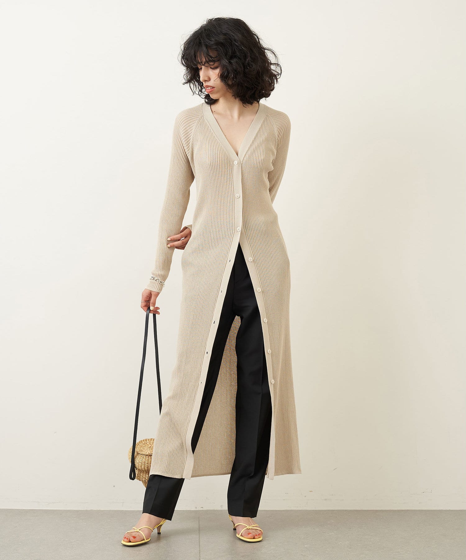 Ribニットワンピースカーディガン Whim Gazette ウィム ガゼット レディース Pal Closet パルクローゼット パルグループ公式ファッション通販サイト