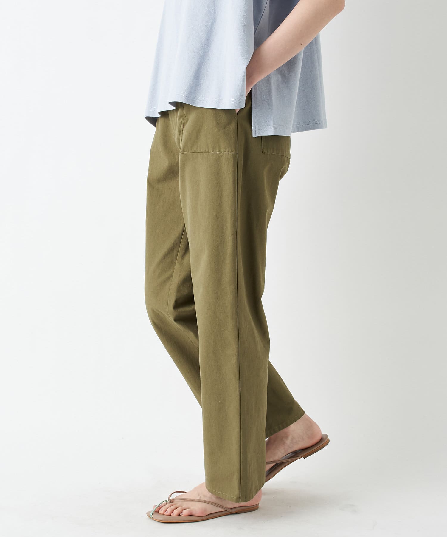 un dix cors(アンディコール) 【肩肘張らない大人カジュアルに】ベイカーパンツ