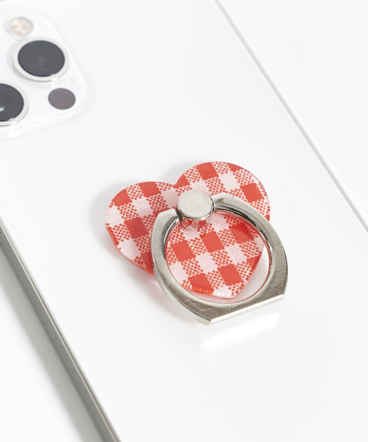 Iphoneリングチェックハート Asoko アソコ ライフスタイル Pal Closet パルクローゼット パルグループ公式ファッション通販サイト